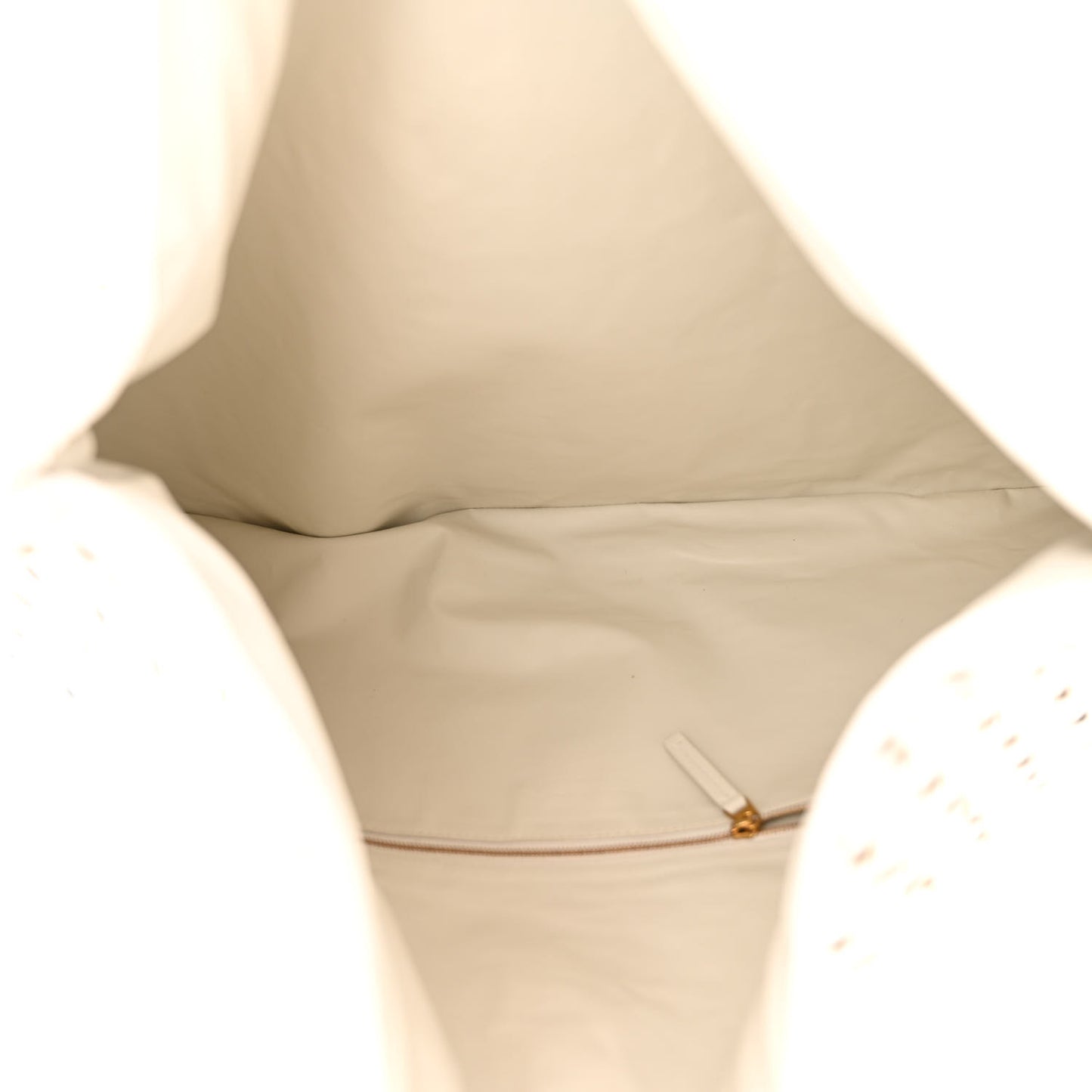 Calfskin Intrecciato Large Hop White