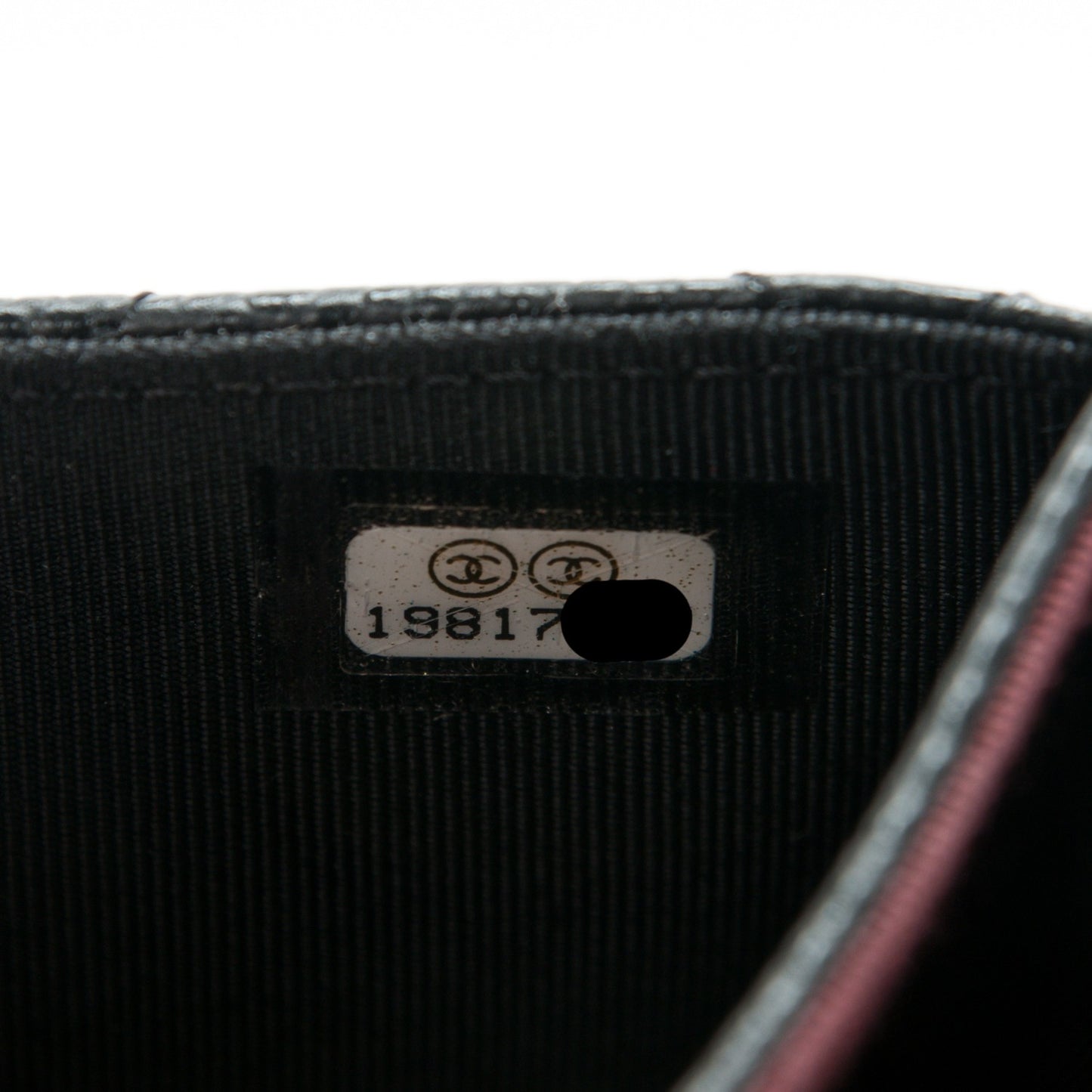 Caviar Quilted Small Flap Wallet Black
