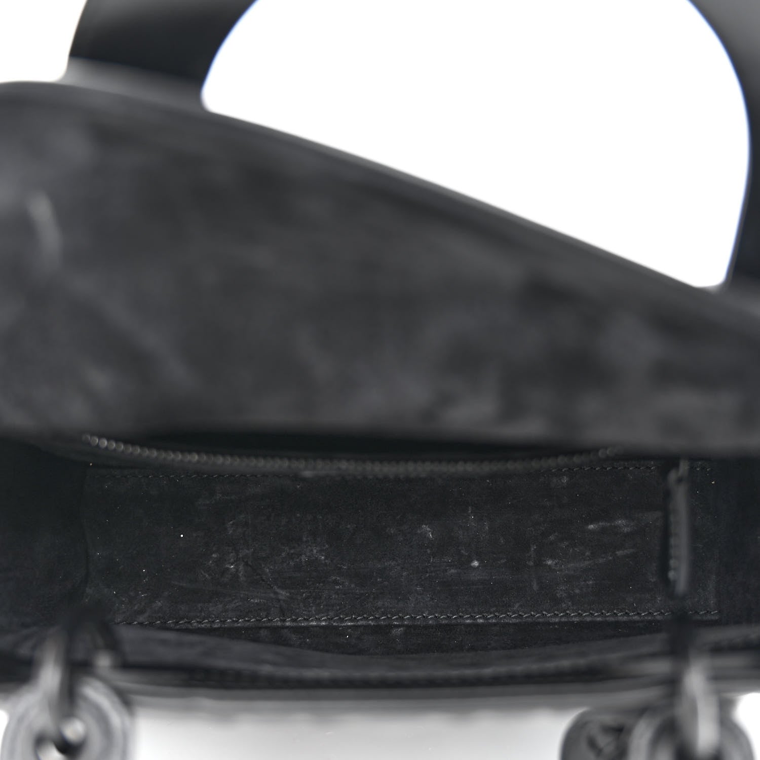 Christian Dior Calfskin Cannage Diamond Small My ABCDior Lady Dior Black 5 of 10