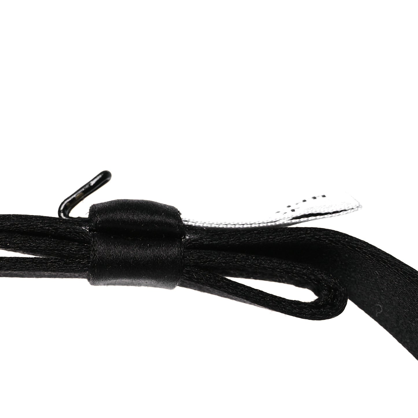 Silk Dior Bow Belt Black