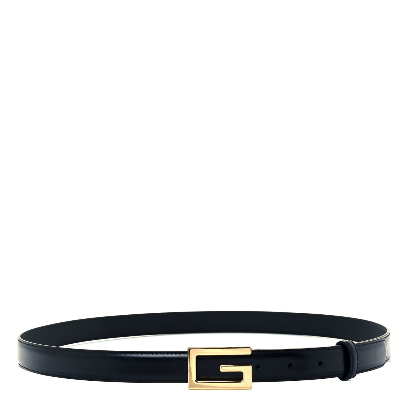 Calfskin Icaro Square G 25mm Belt 110 44 Black