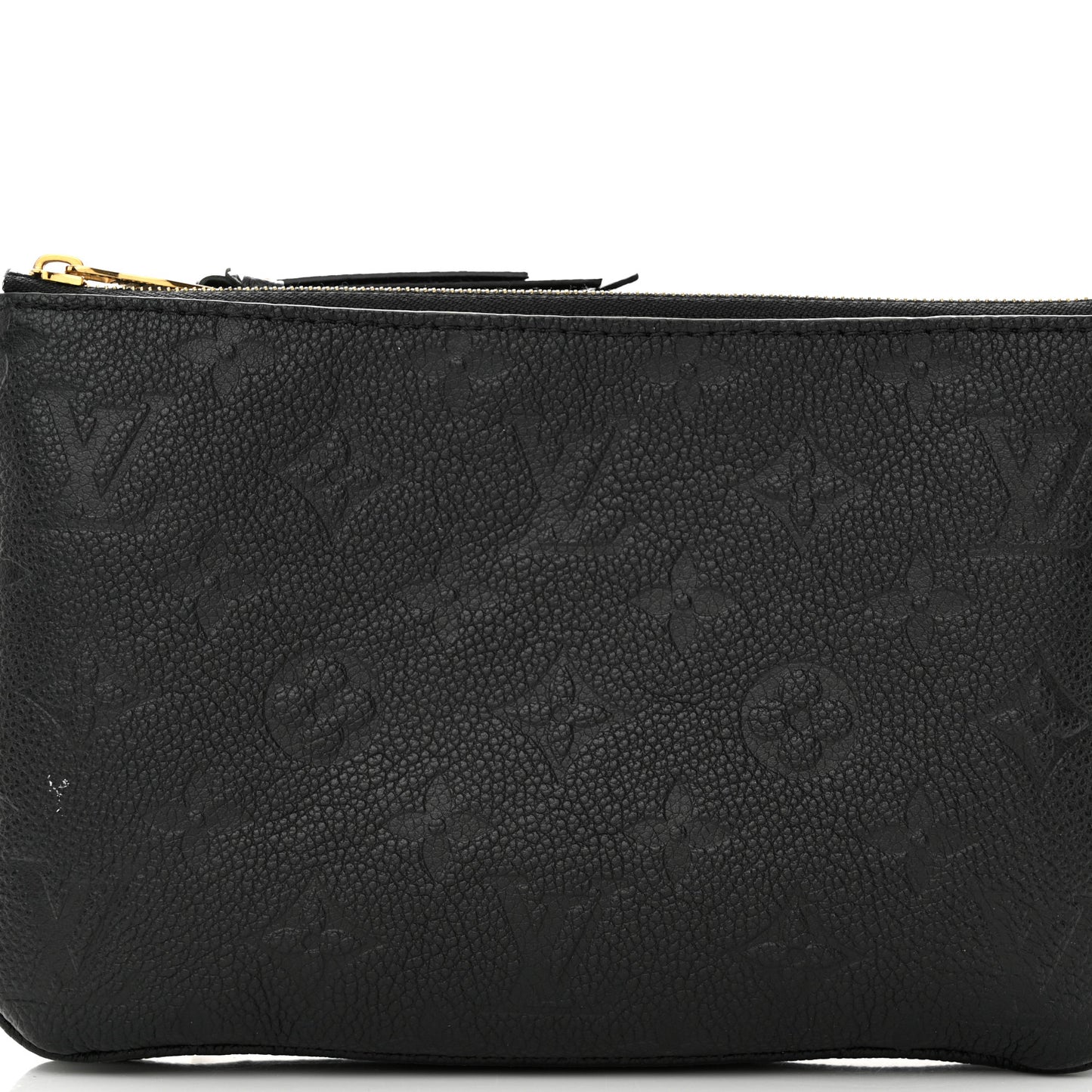 Empreinte Double Zip Pochette Black