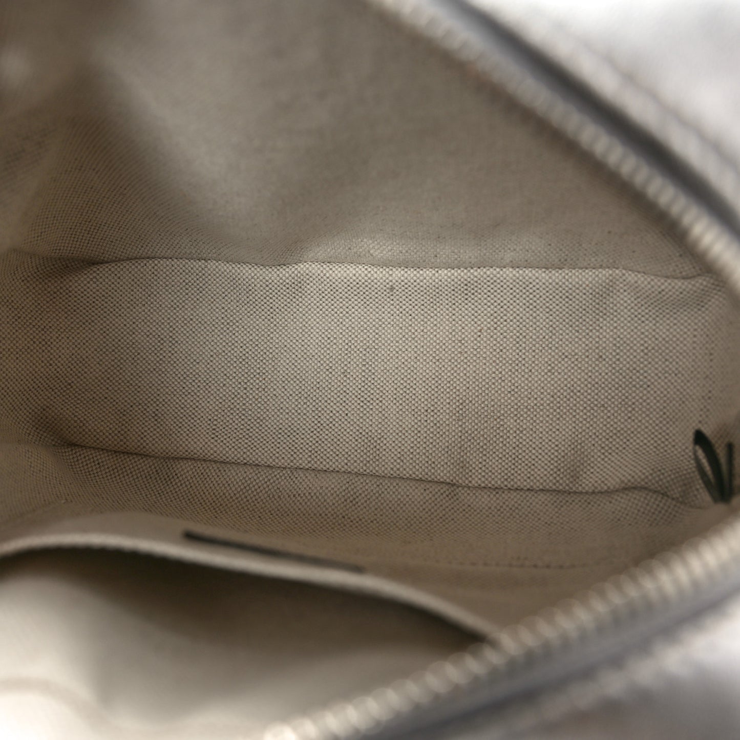 Metallic Sakai Be Green Calfskin Diagonal Stitched Small Blondie Shoulder Bag Silver