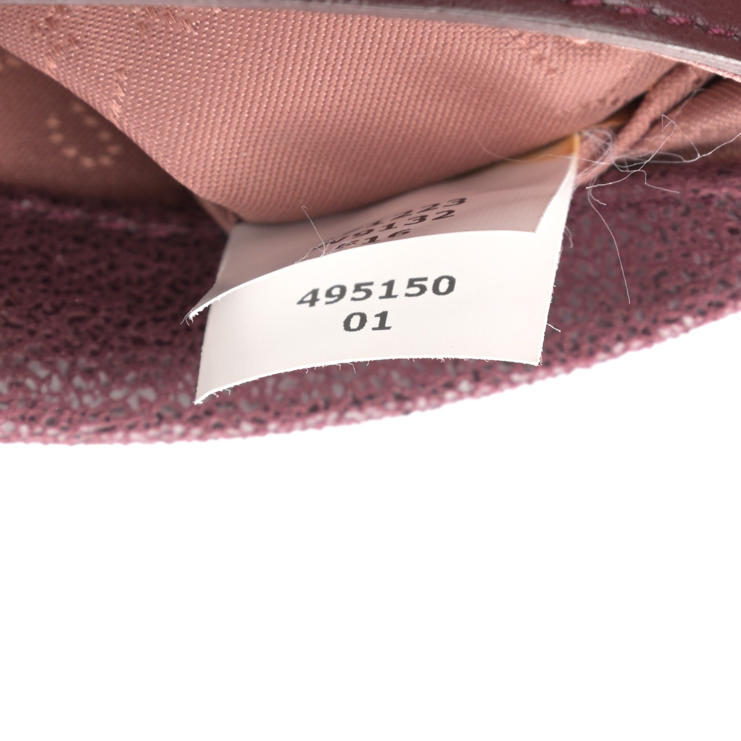 Shaggy Deer Falabella Fold Over Tote Ruby