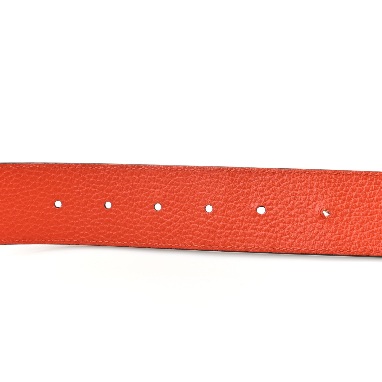 Calfskin 1973 Reversible Belt 90 36 Black Sun Orange