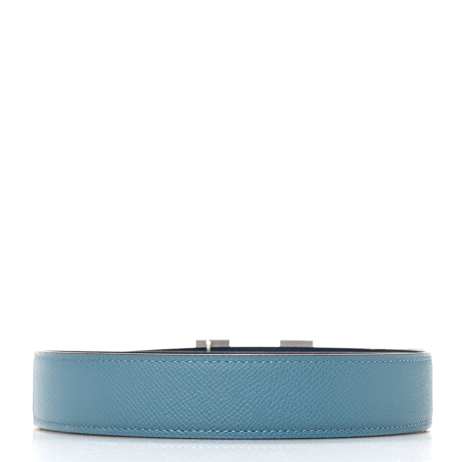 Hermes Epsom 32mm Strie H Belt 90 New Bleu Jean Bleu Navy 4 of 8