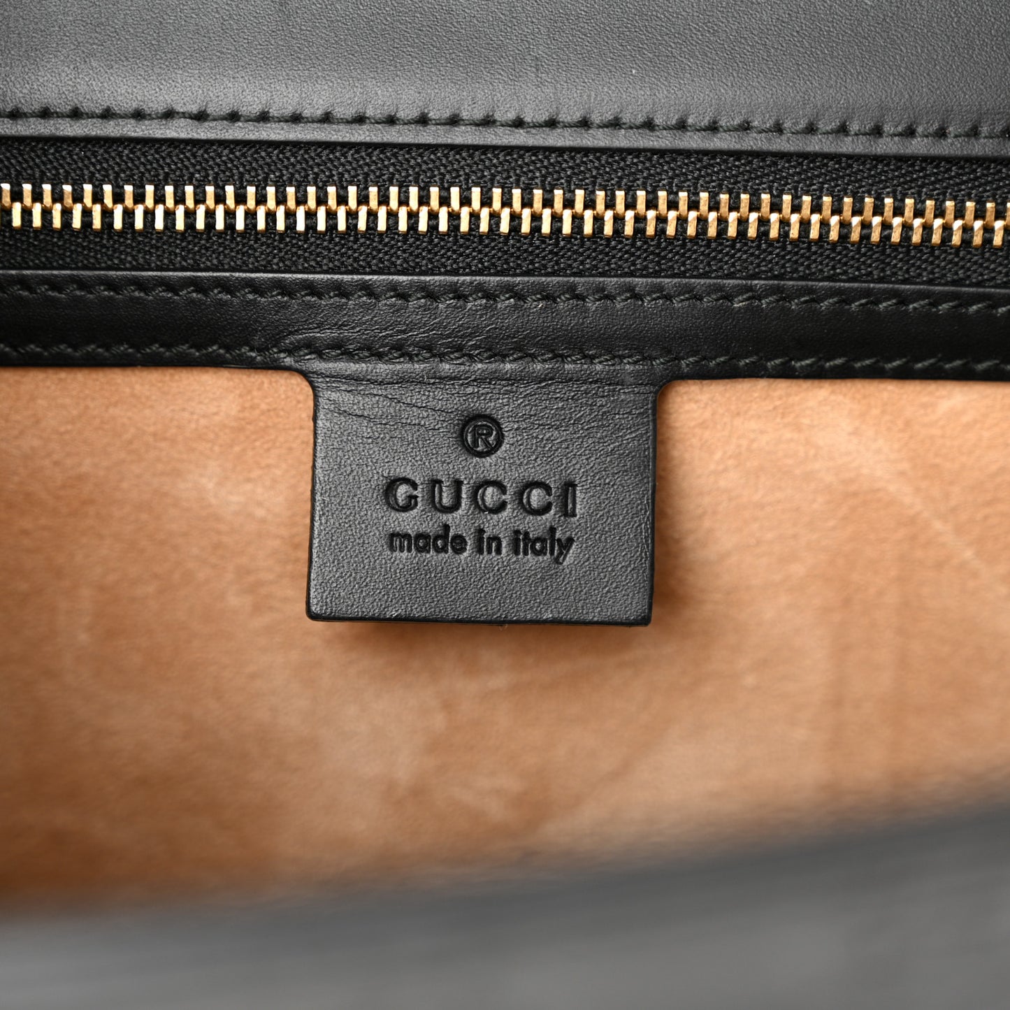 Guccissima Signature Medium Sylvie Top Handle Bag Black