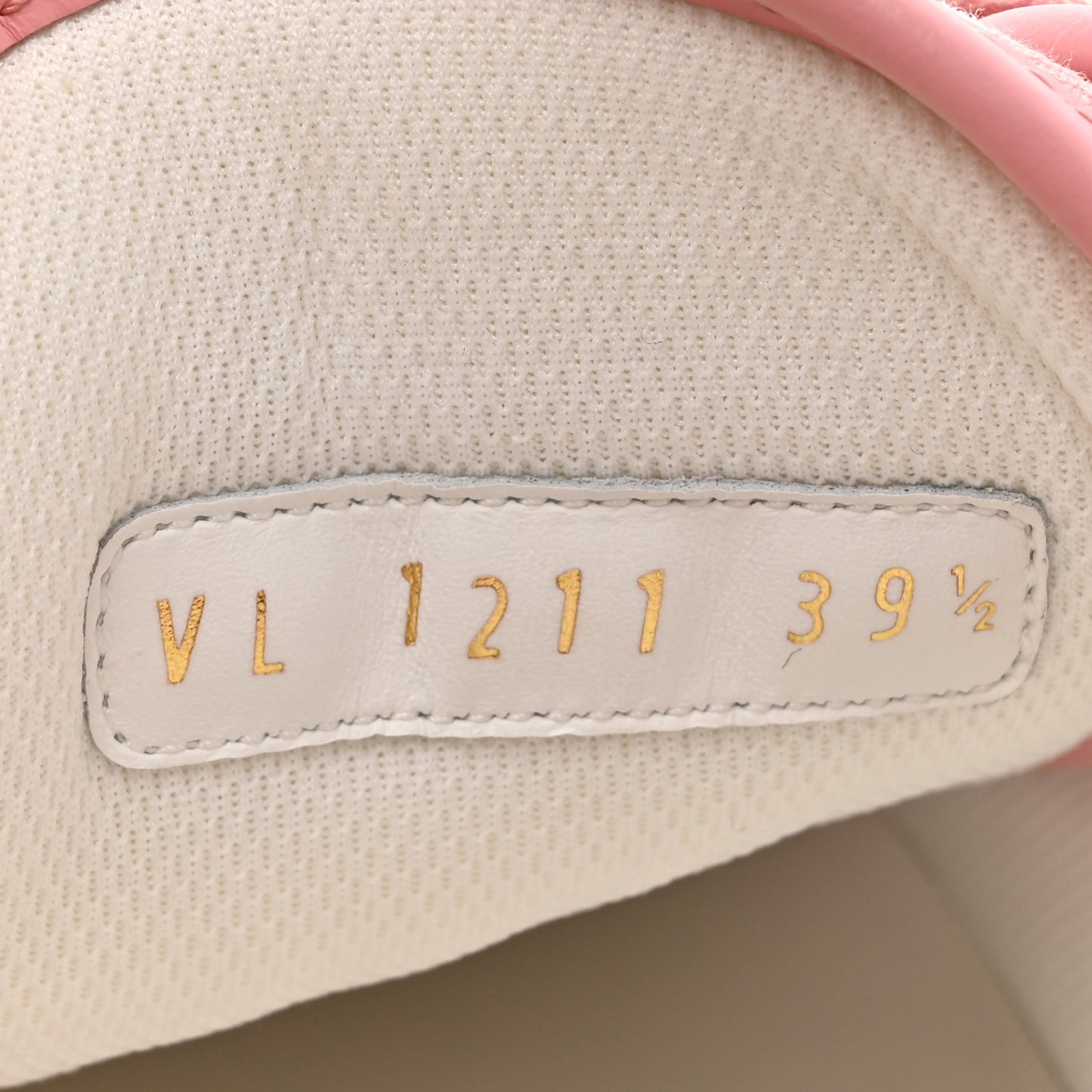 Denim Monogram Squad Sneakers 39.5 Pink