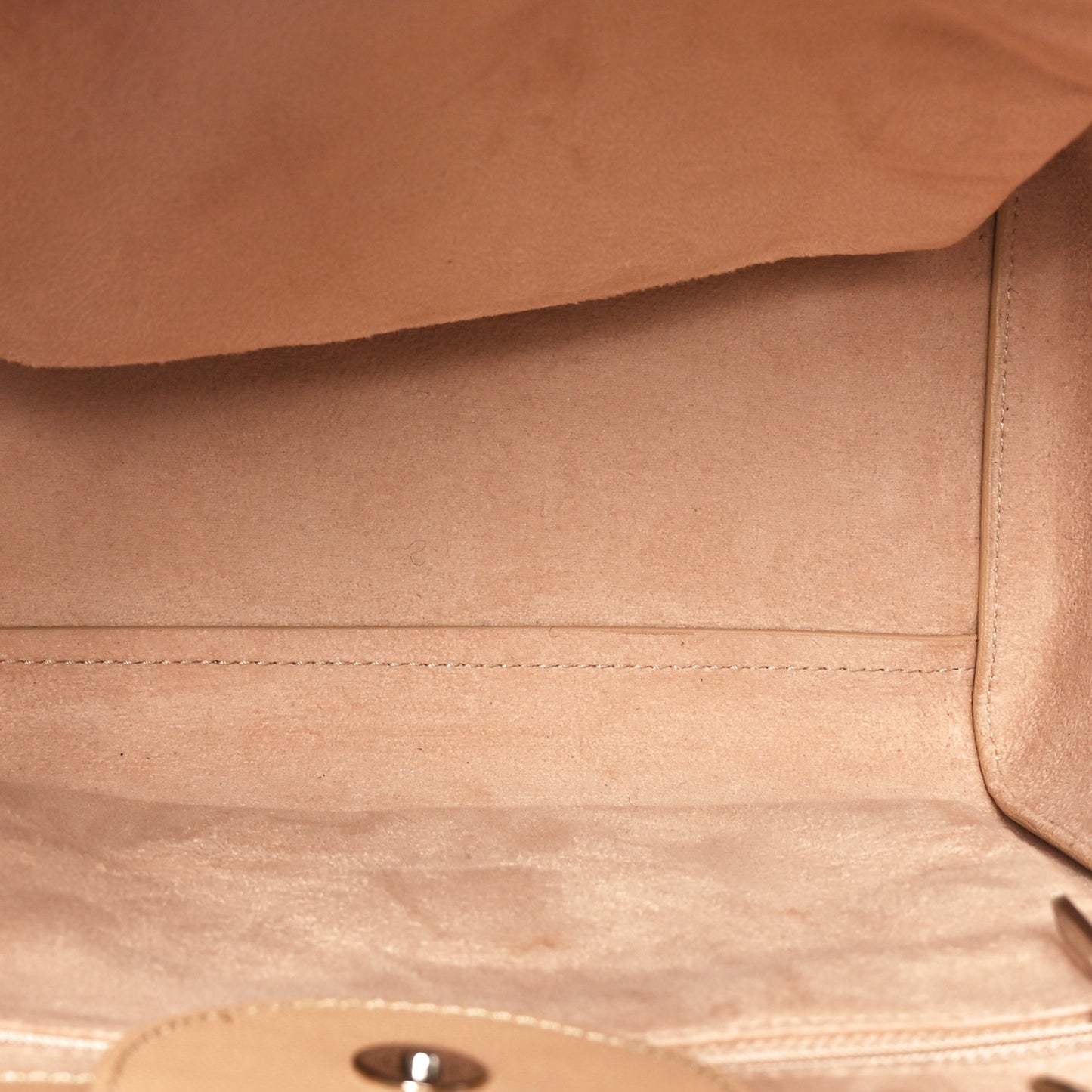 Caviar Small Studded Deauville Tote Beige