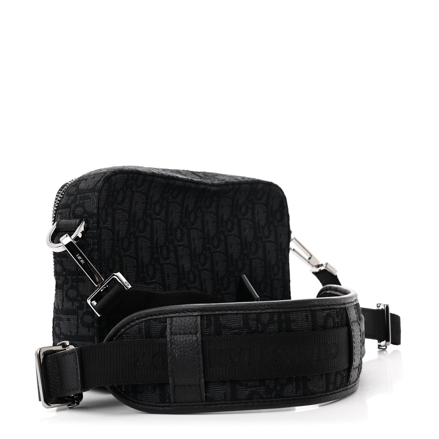 HOMME Oblique Safari Messenger Black