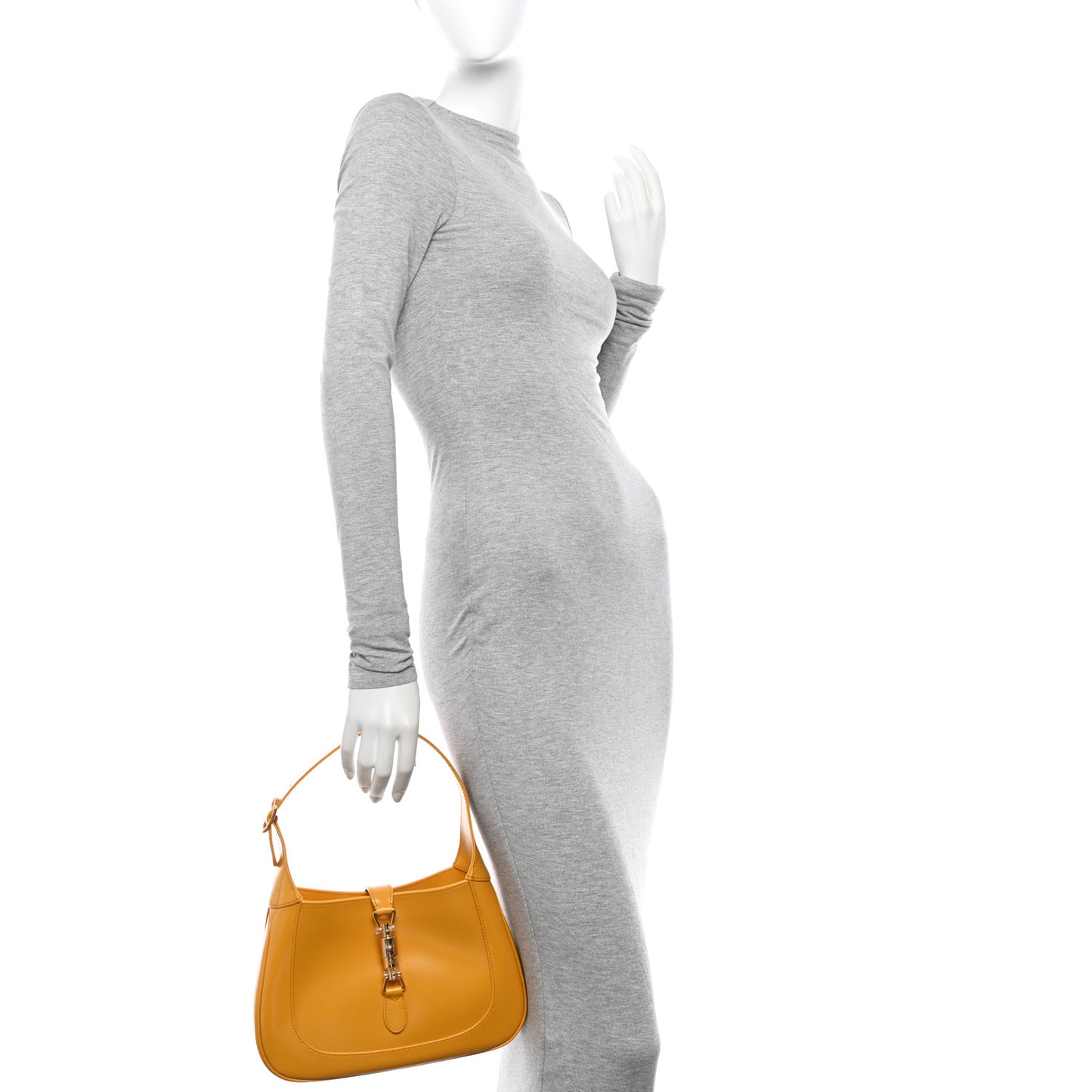 Boarded Dyana Lux Calfskin Small Jackie 1961 Hobo Crop