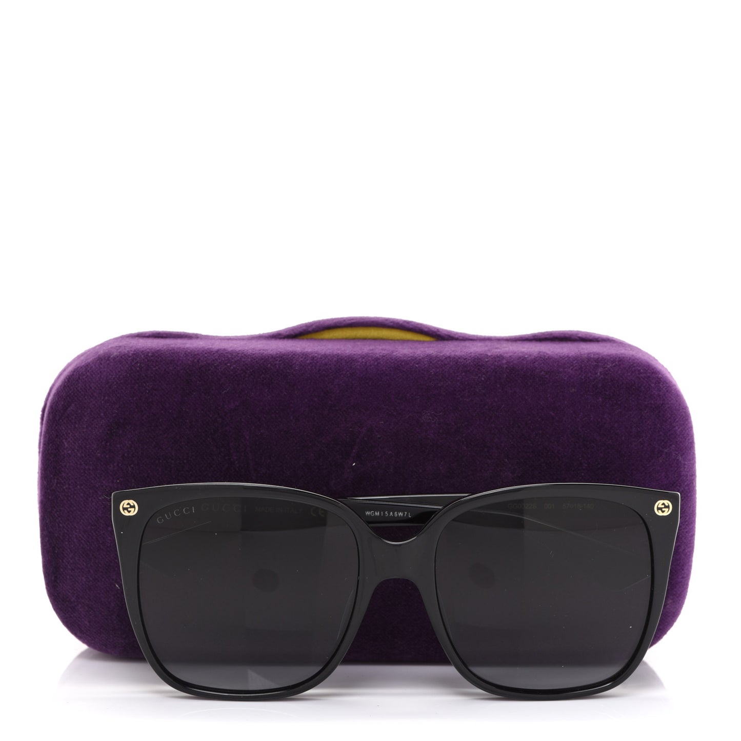 Acetate GG Sunglasses GG0022S Black