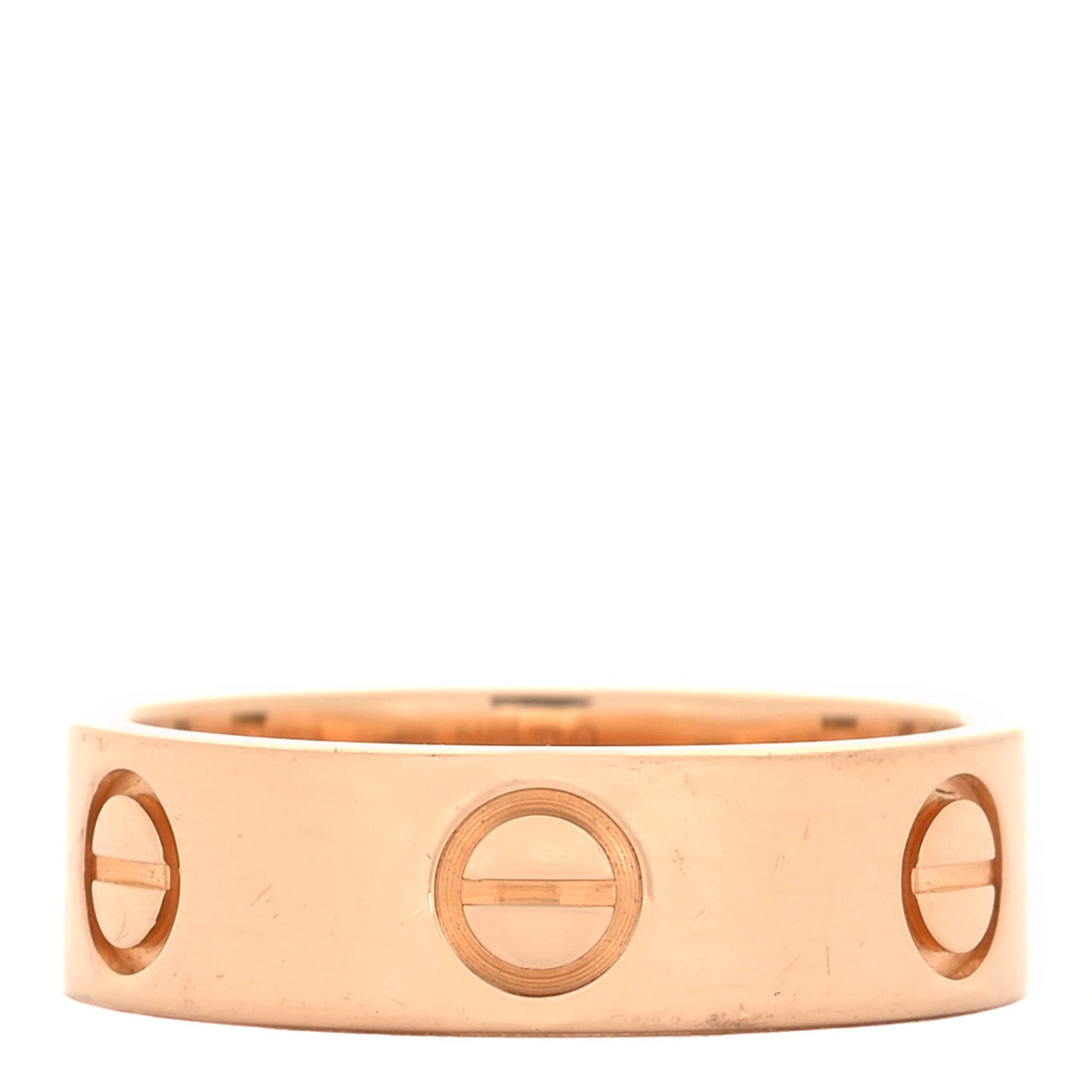 18K Pink Gold 5.5mm LOVE Ring 51 5.75