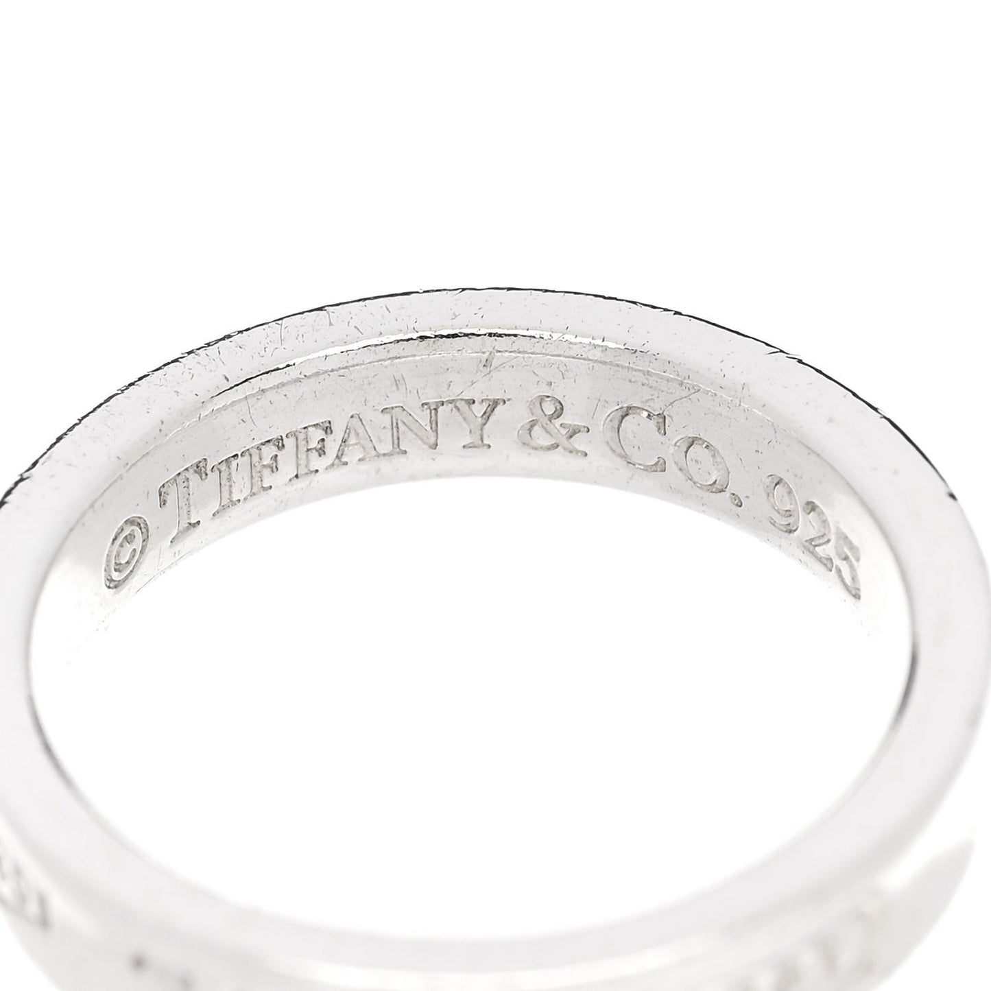 Sterling Silver Narrow 1837 Band Ring 49 5