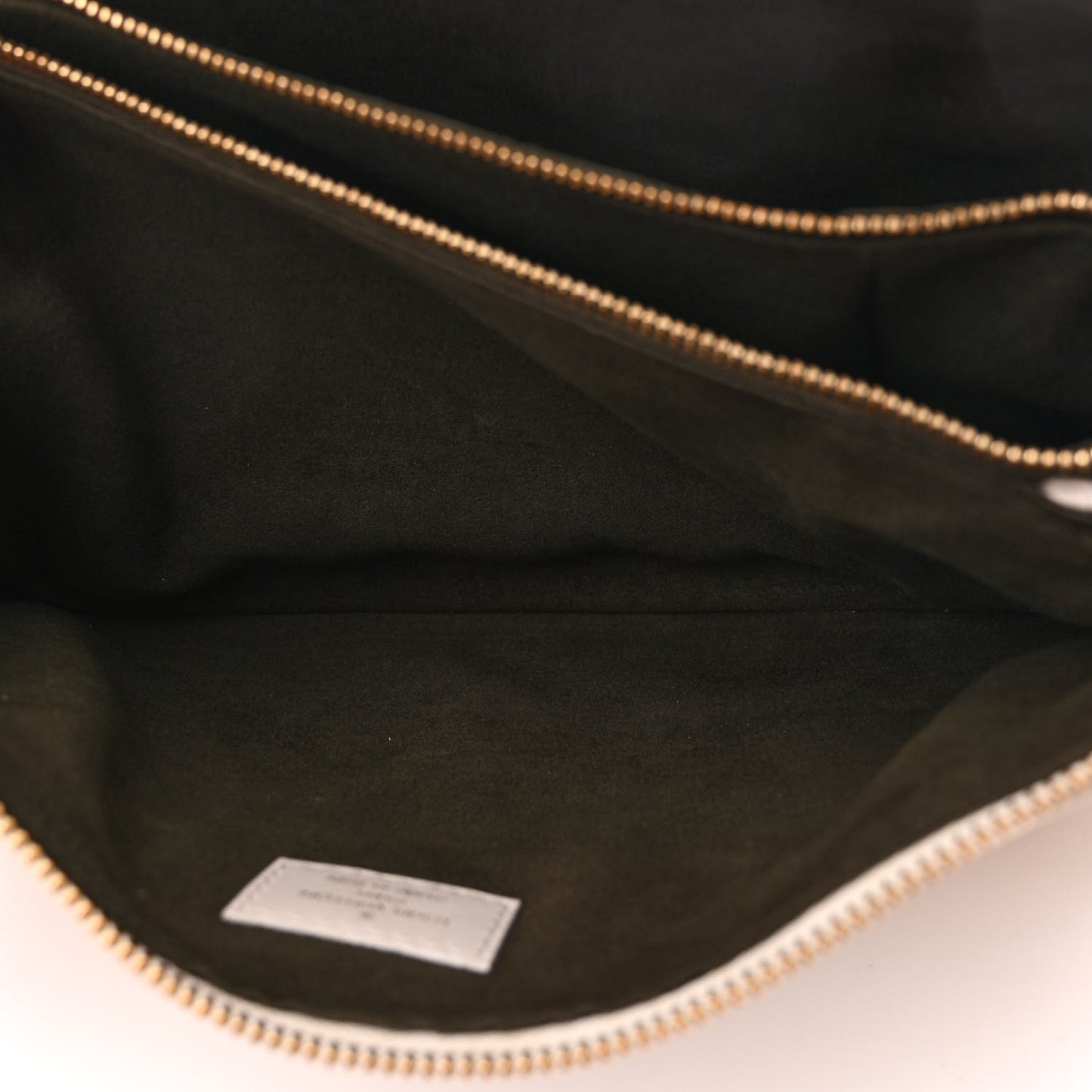 Lambskin Embossed Monogram Coussin PM Beige Cream