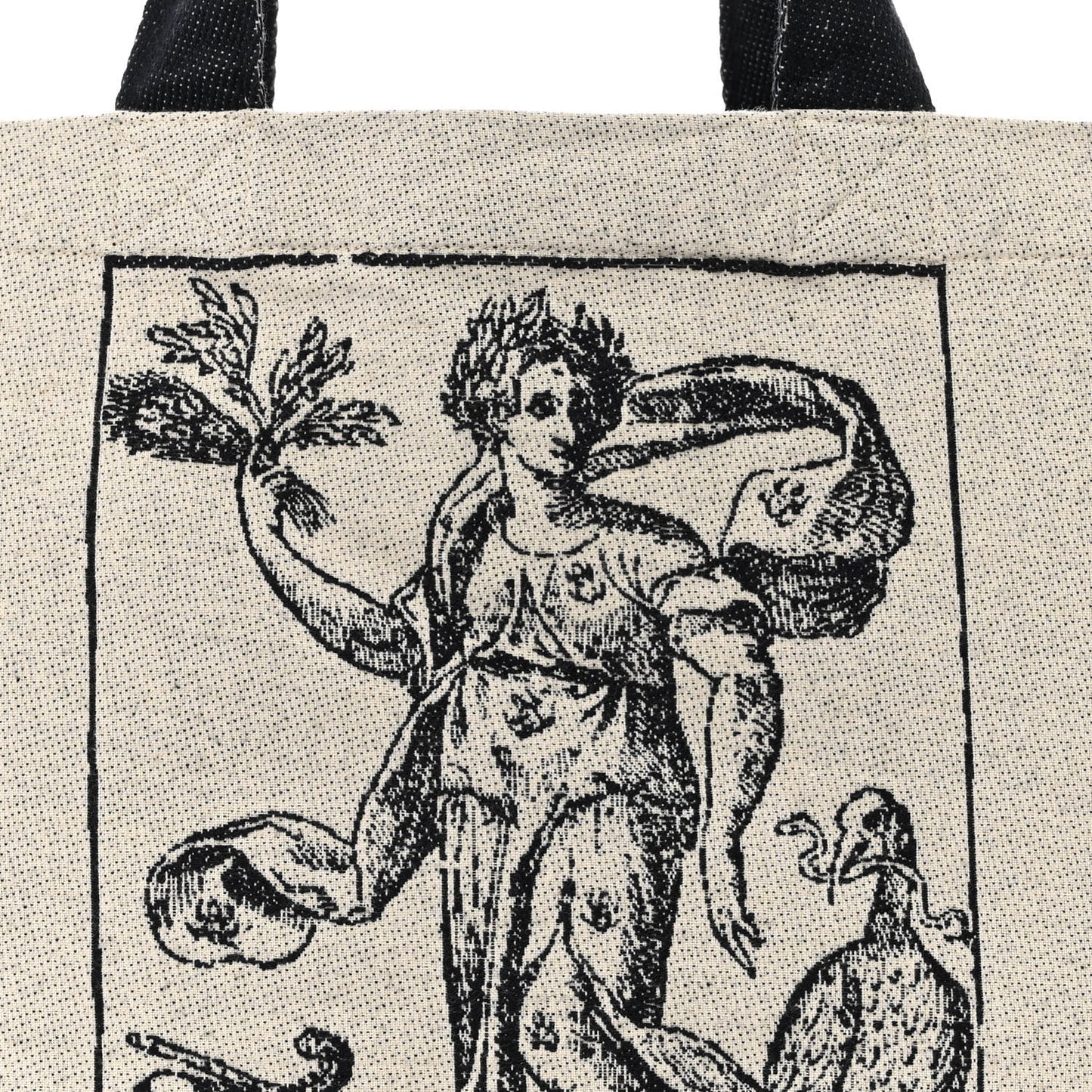 Canvas Print Cruise Tote Black White