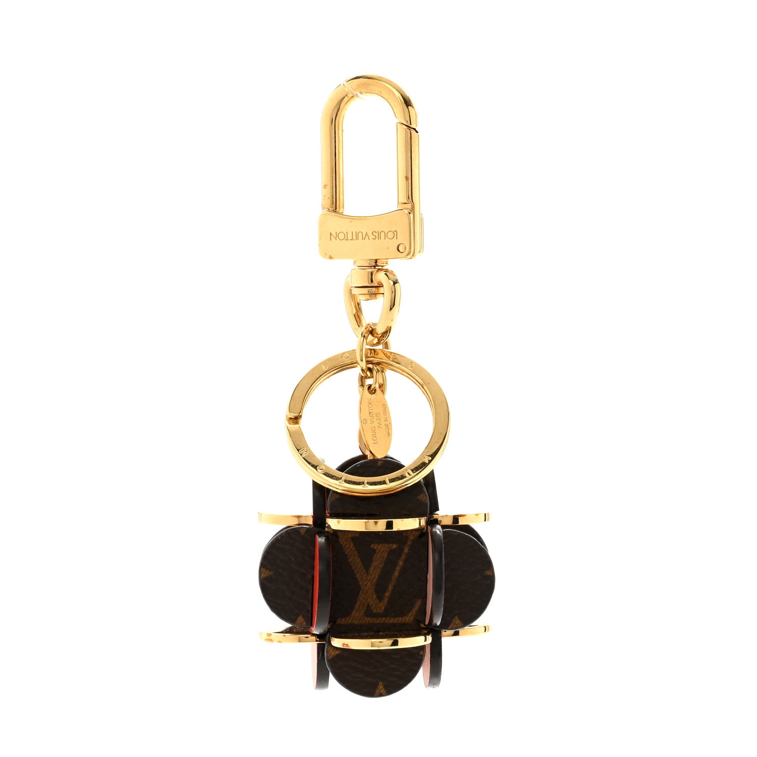 Louis Vuitton Monogram Flowering Bag Charm Key Ring 1 of 5