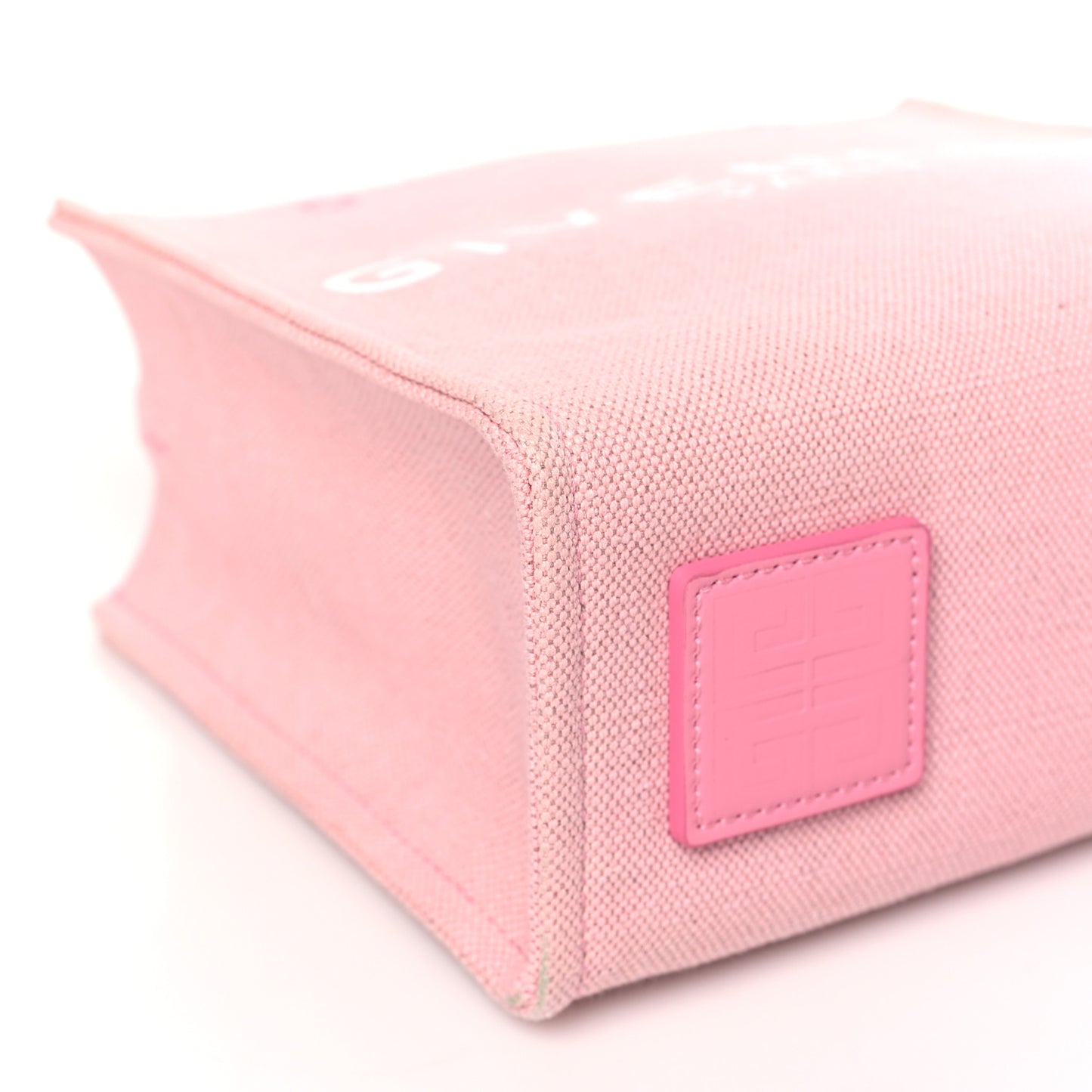 Canvas Mini G Shopping Tote Bright Pink