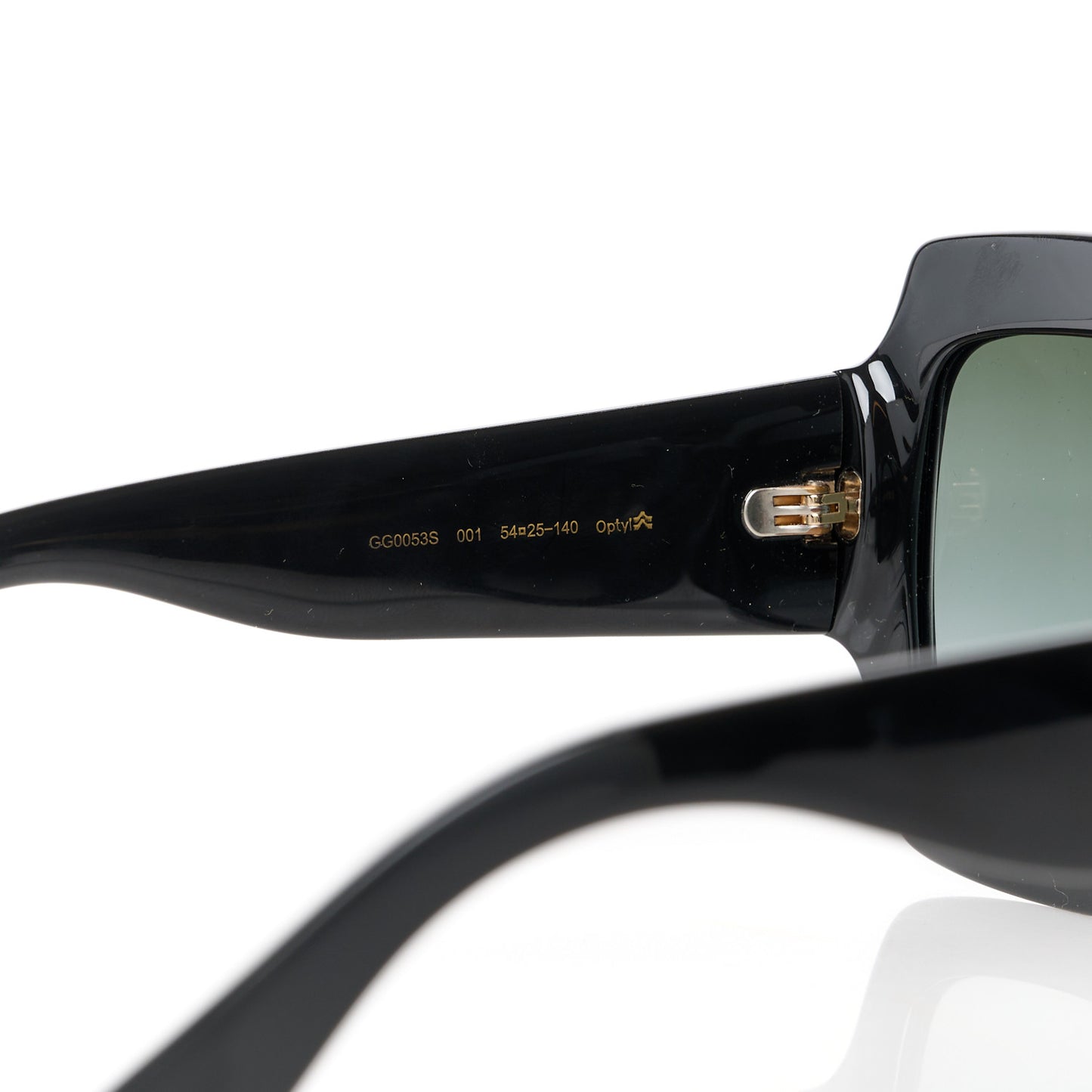 Acetate Square Frame Sunglasses GG0053S Black