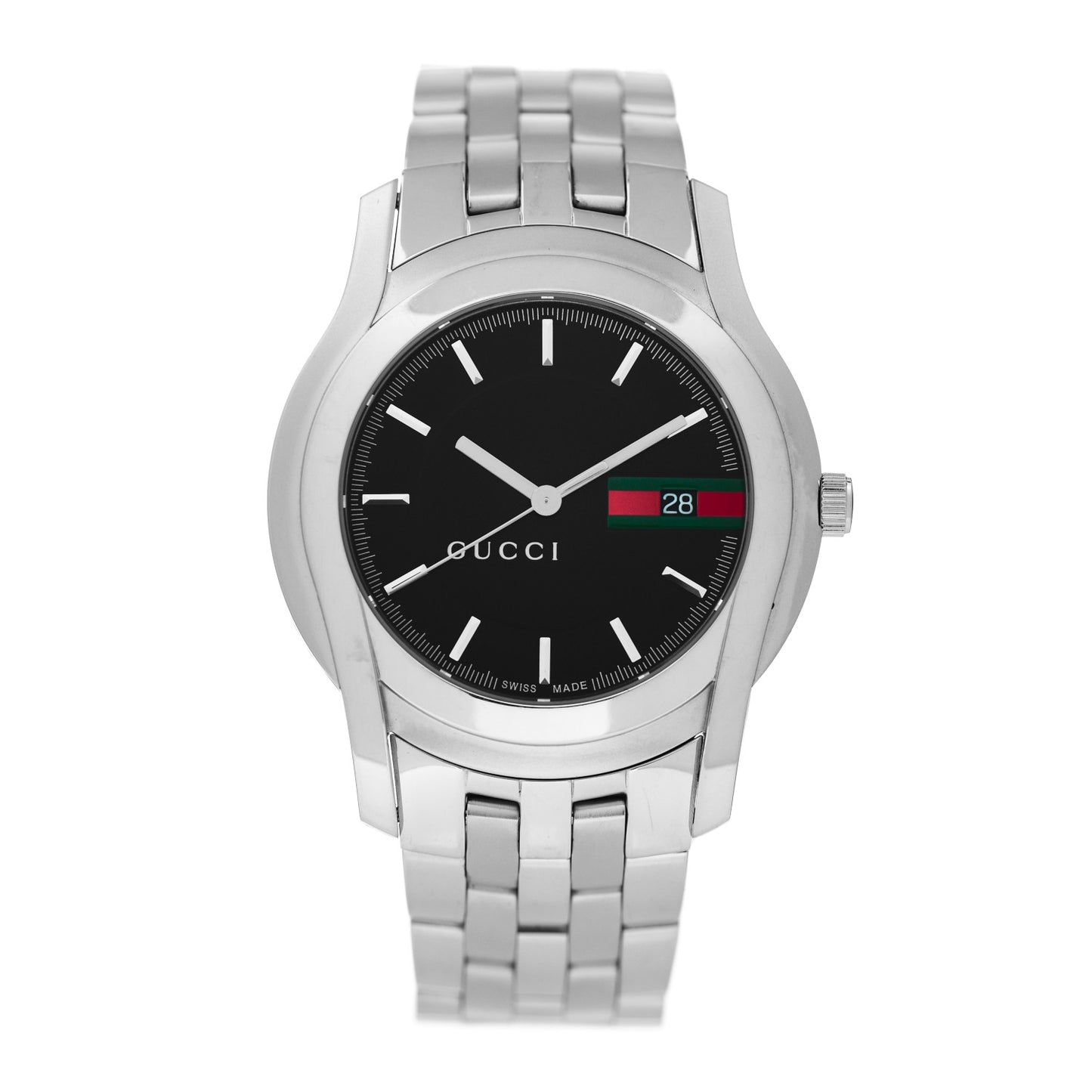 Stainless Steel 38mm 5500 G-Class Automatic Watch Black