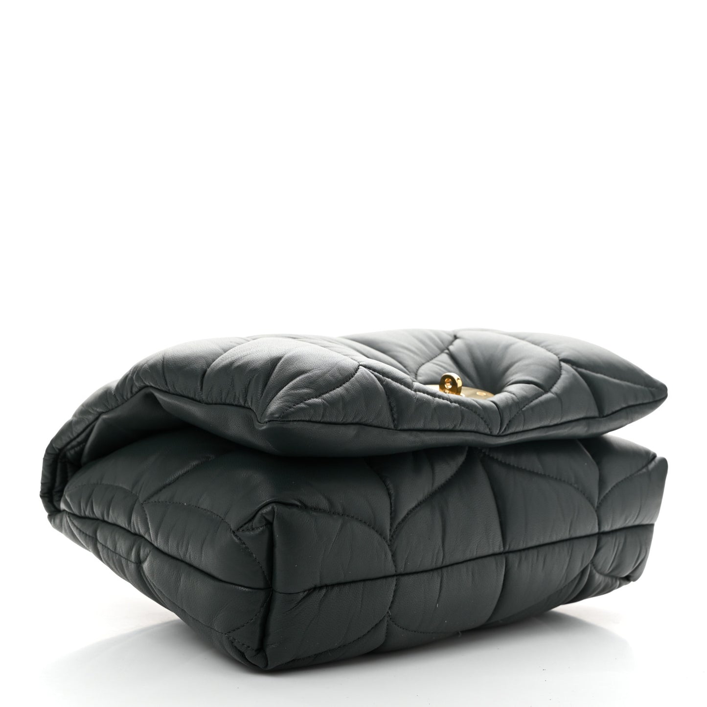 Nappa Pillow Quilted Little Softie Bag Mulberry Green