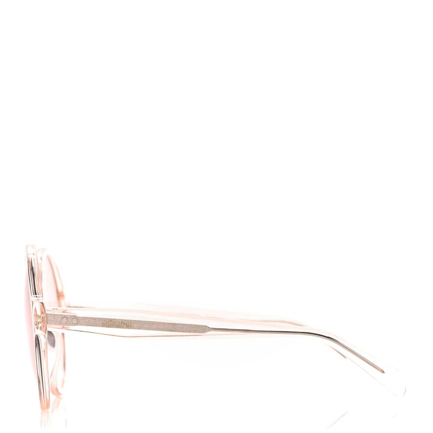 Round Sunglasses CL 40051/I Transparent Light Pink
