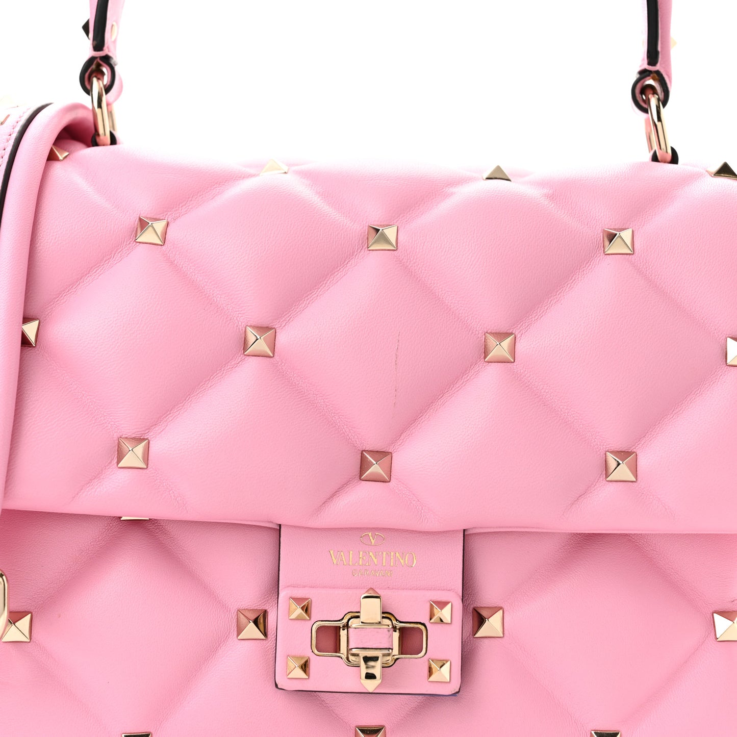 Nappa Medium Candystud Top Handle Bag Absolute