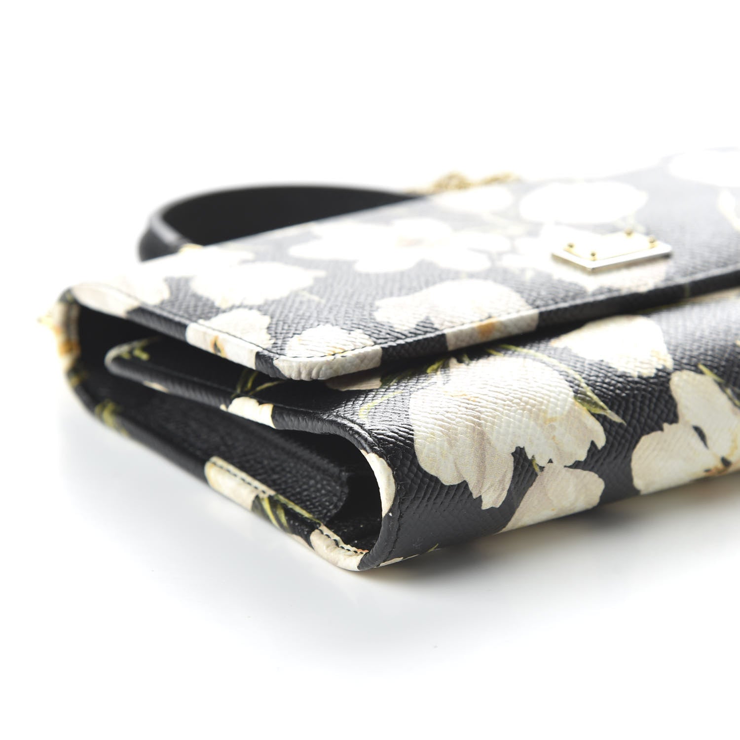 Dolce & Gabbana Dauphine Tulip Print Mini Von Bag Black 10 of 19