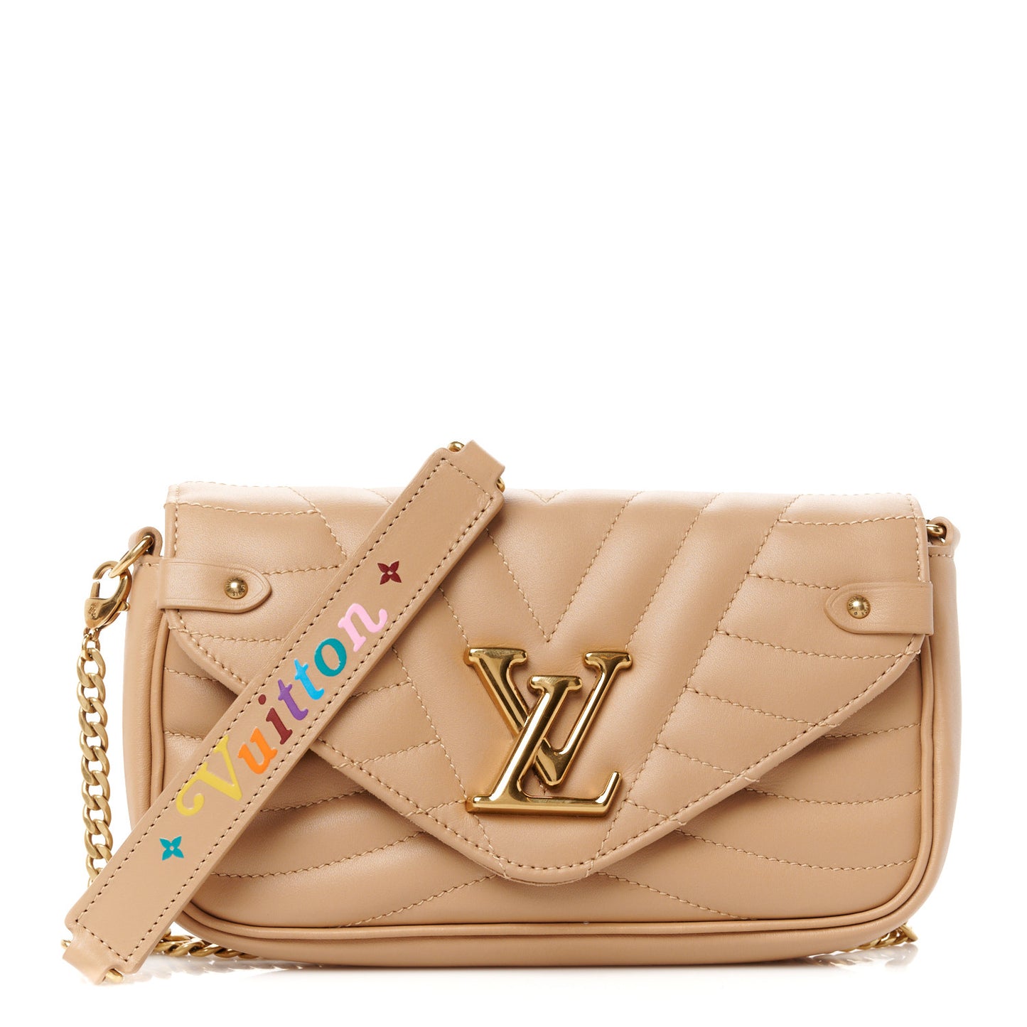 Calfskin New Wave Chain Pochette Arizona