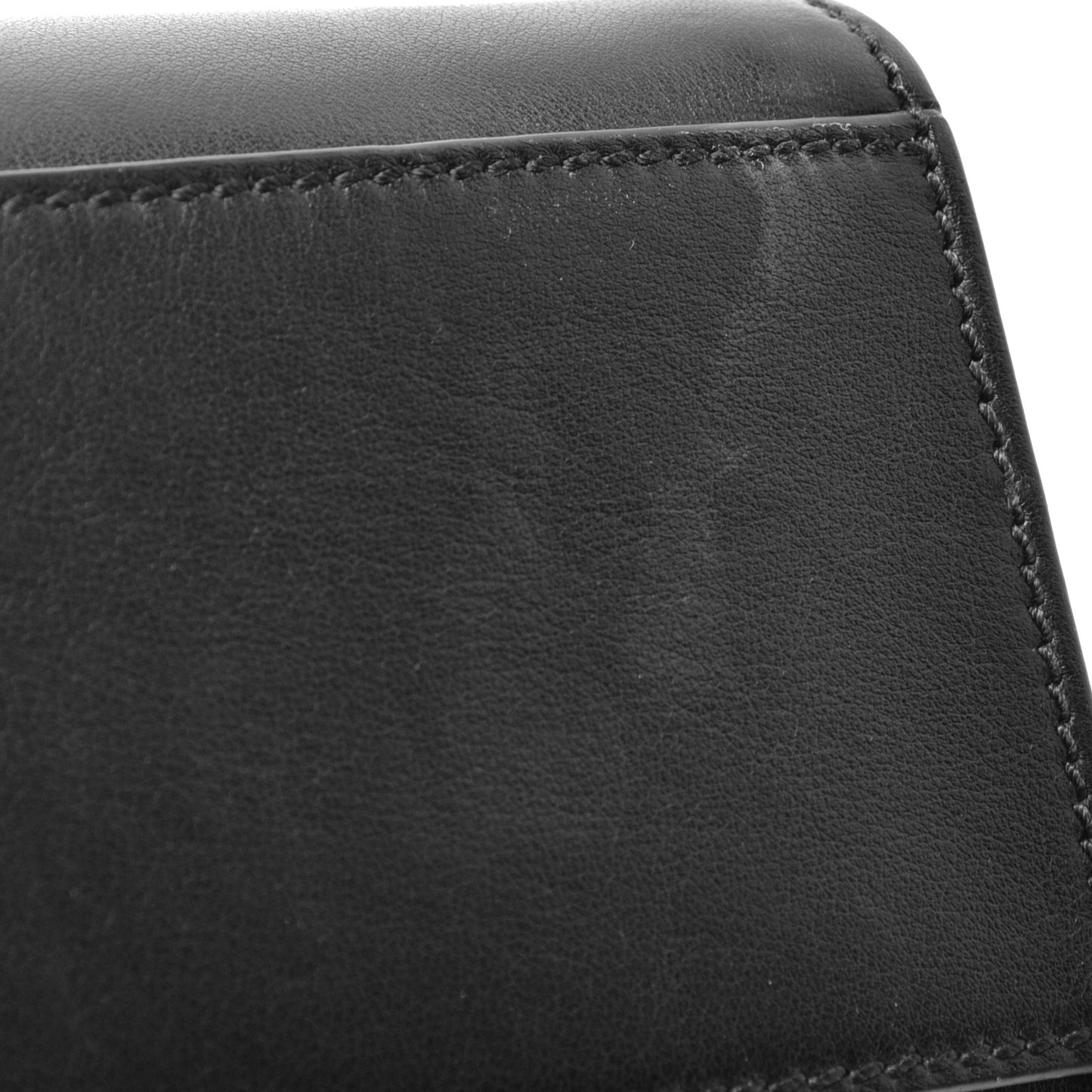 Calfskin Marmont Ribbon Top Handle Bag Black