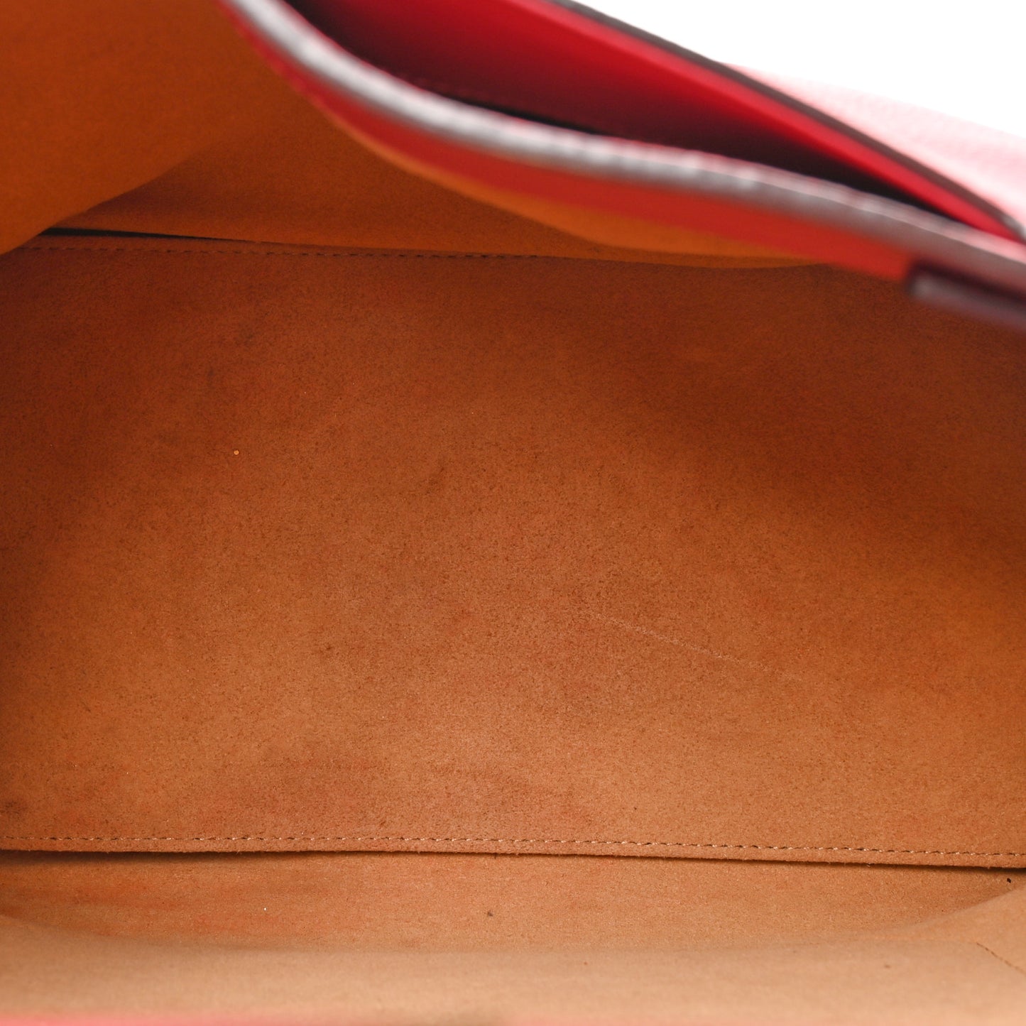 Grained Calfskin Large Milla Convertible Backpack Red