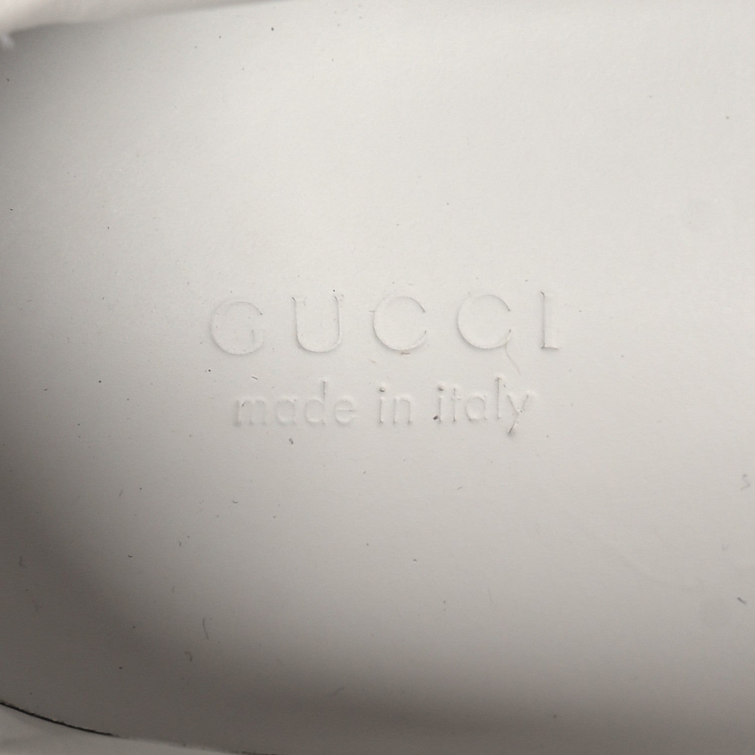 Gucci Calfskin Web Perforated Womens Platform 55mm Sneakers 40.5 White Bright Splash 7 of 8