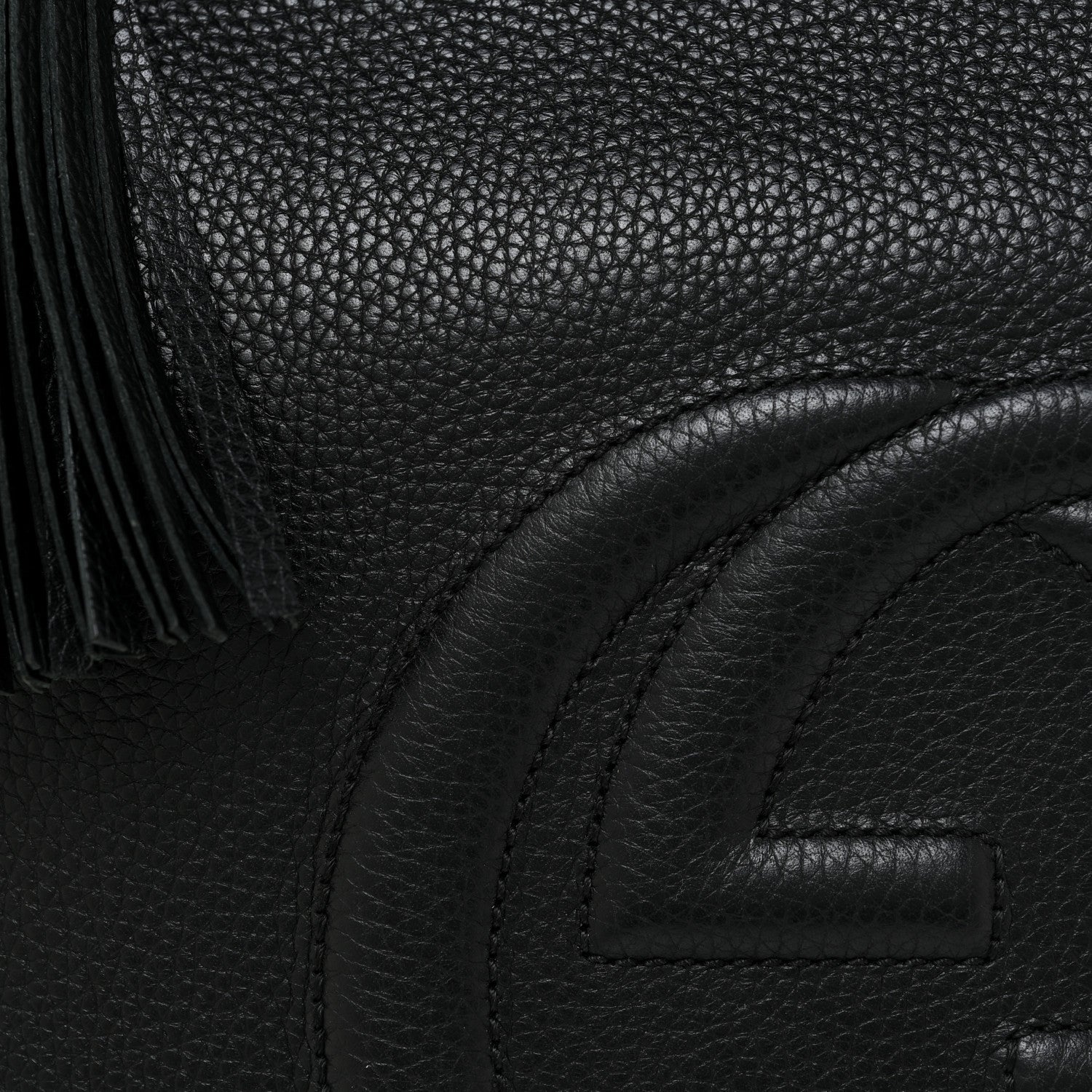 Gucci Pebbled Calfskin Large Soho Hobo Black 7 of 13