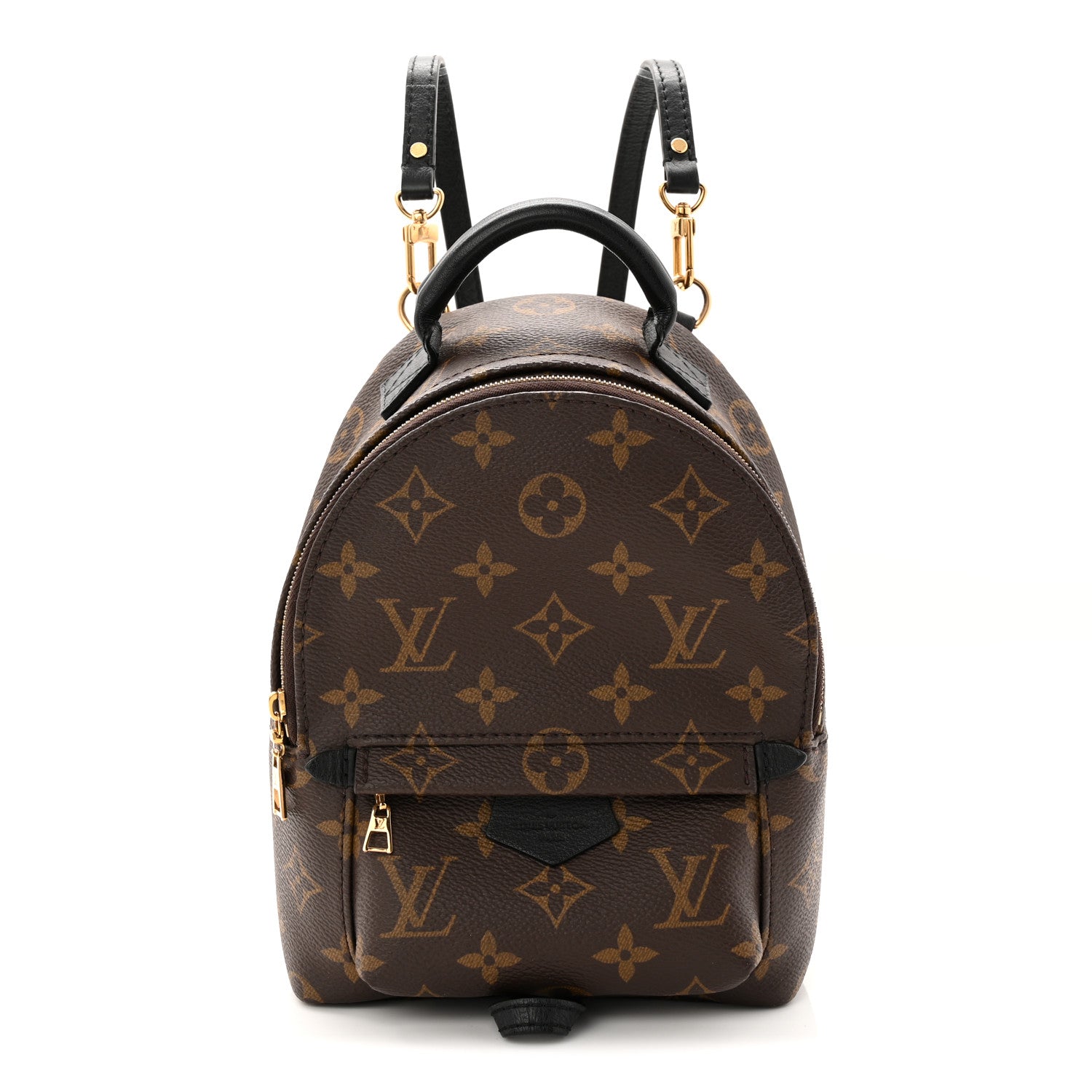 Louis Vuitton Monogram Backpack Palm Spring Mini Brown Black Compact Louis Vuitton Palm Springs Mini Backpack - Monogram +  main image 3