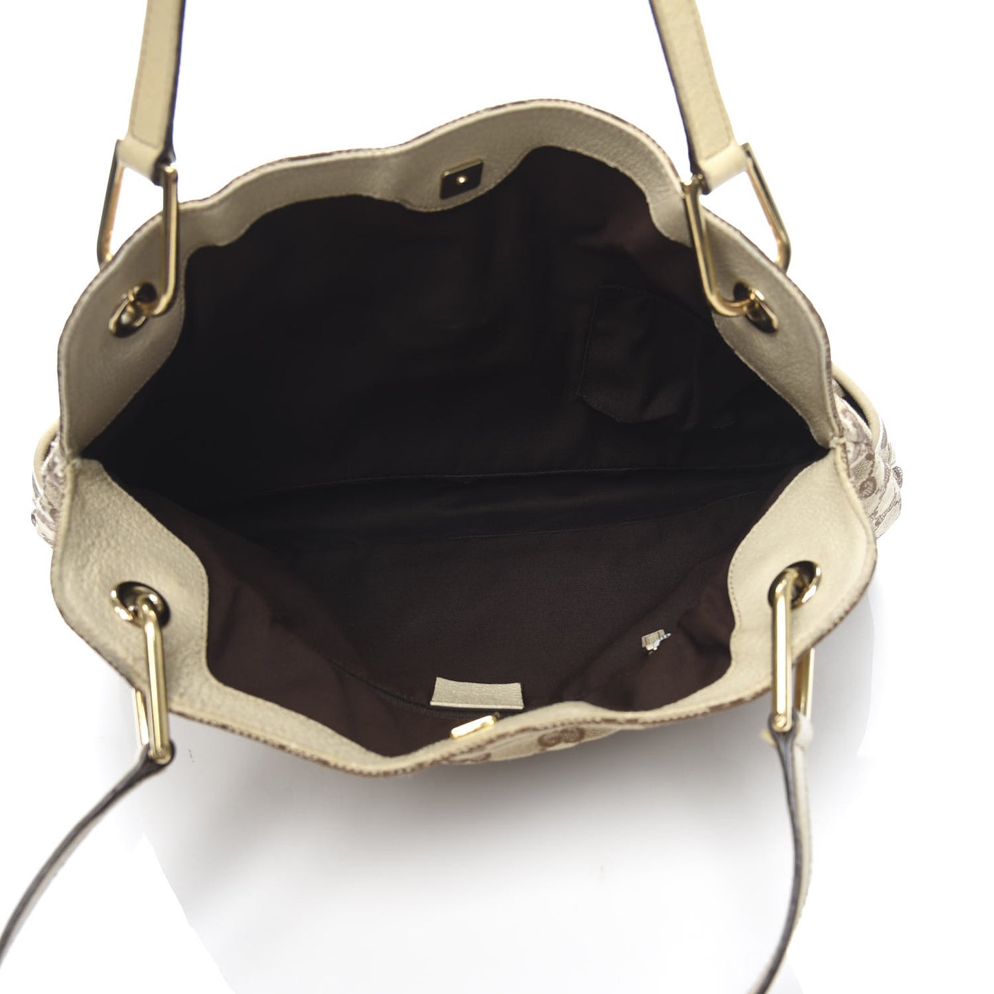 Monogram Medium Eclipse Shoulder Bag Off White