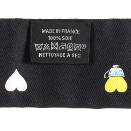 Silk Tea Time Twilly Black Rouge Multicolor