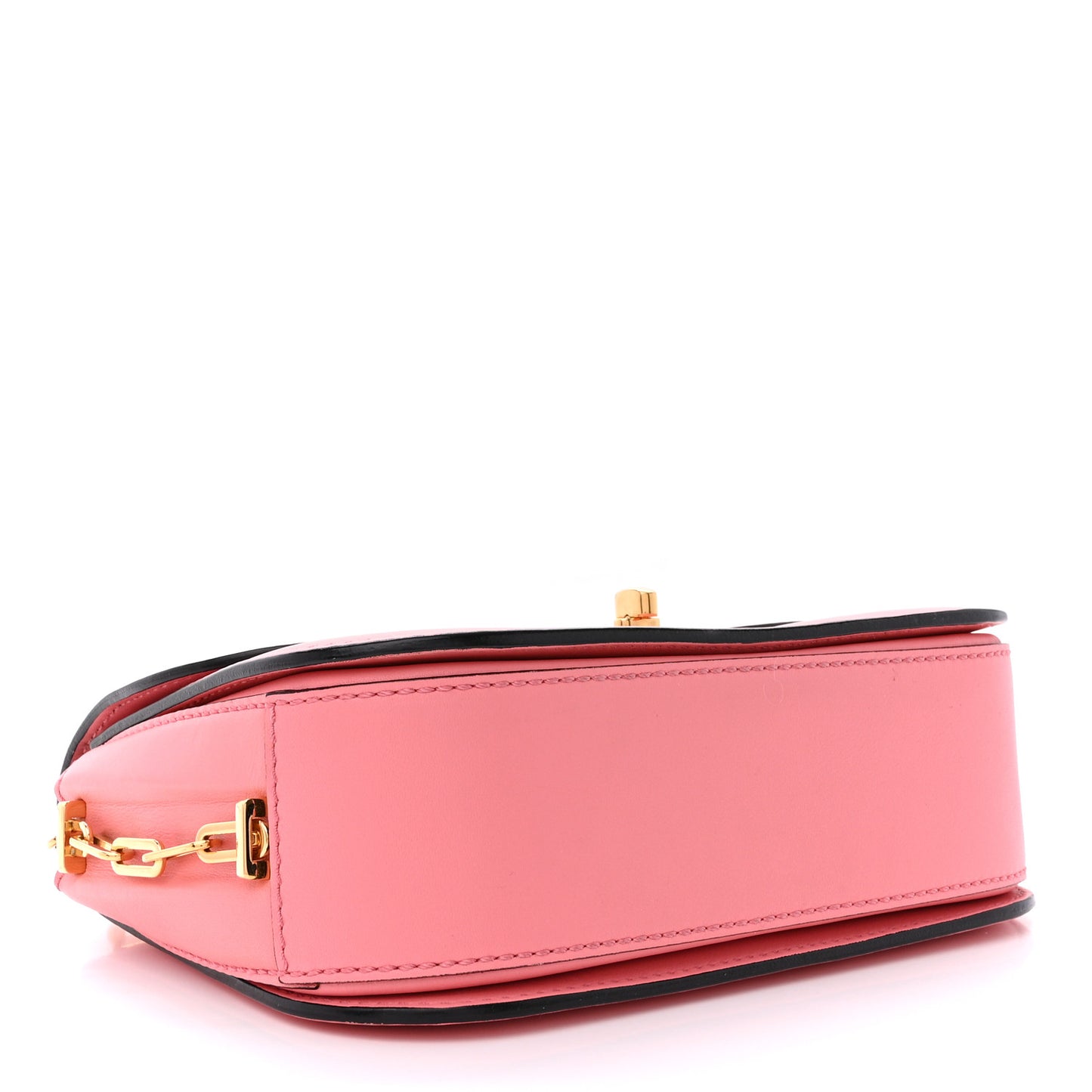 VALENTINO GARAVANI Vitello Chain Flap Bag Paradise Rose