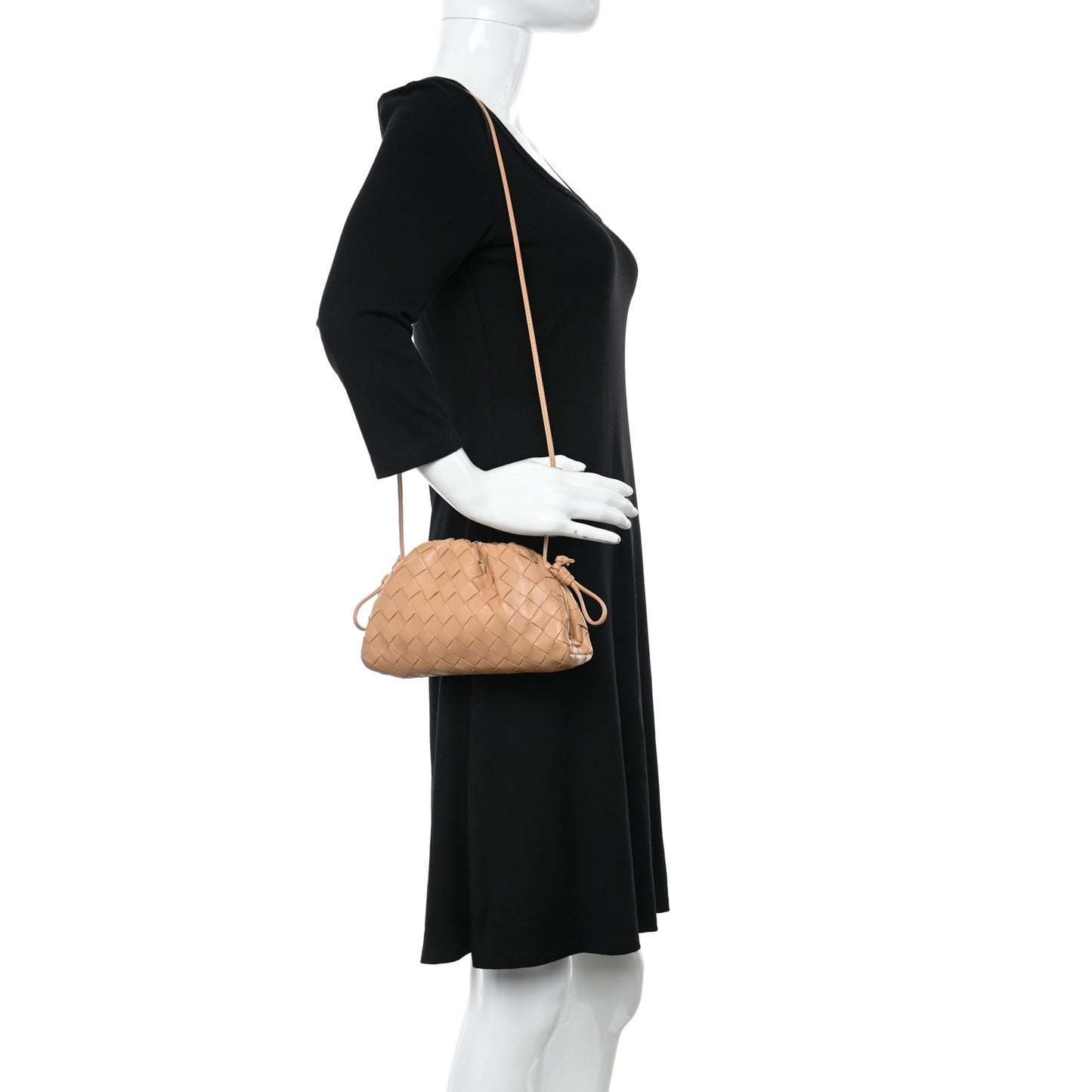 Nappa Intrecciato The Mini Pouch Almond