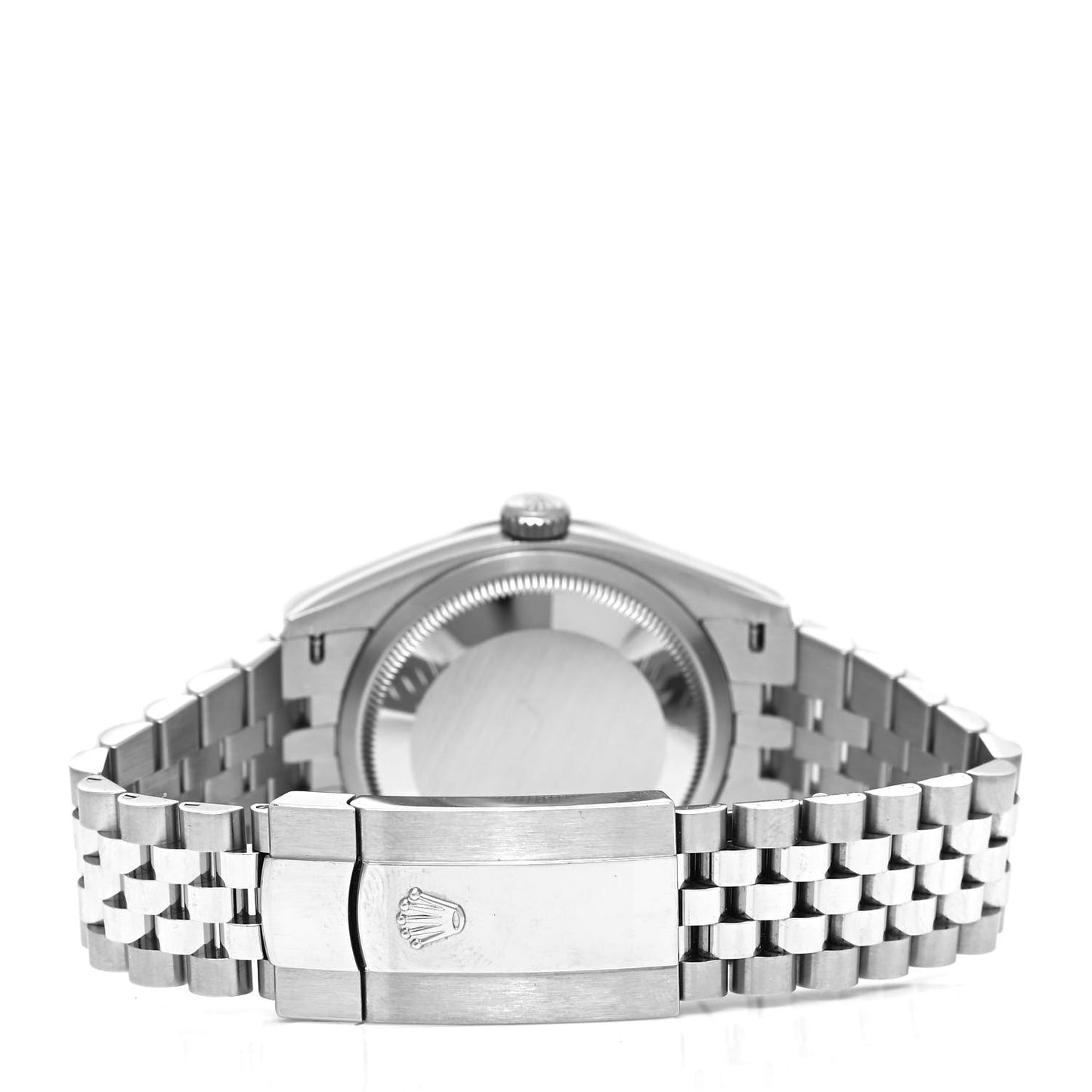 Stainless Steel 18K White Gold Diamond 36mm Oyster Perpetual Datejust Watch Aubergine Roman 126234