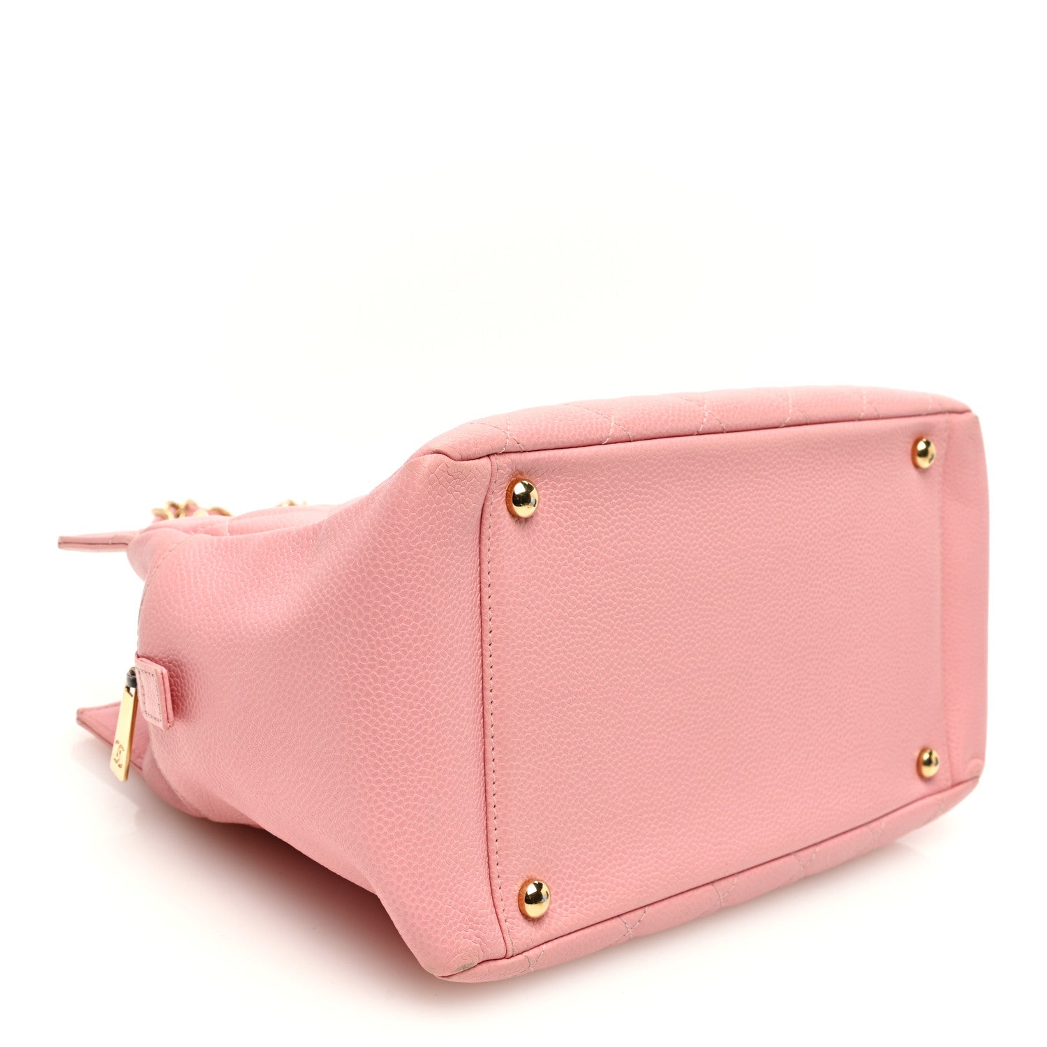 Chanel Caviar Quilted Petit Timeless Shopping Tote PTT Pink 4 of 11