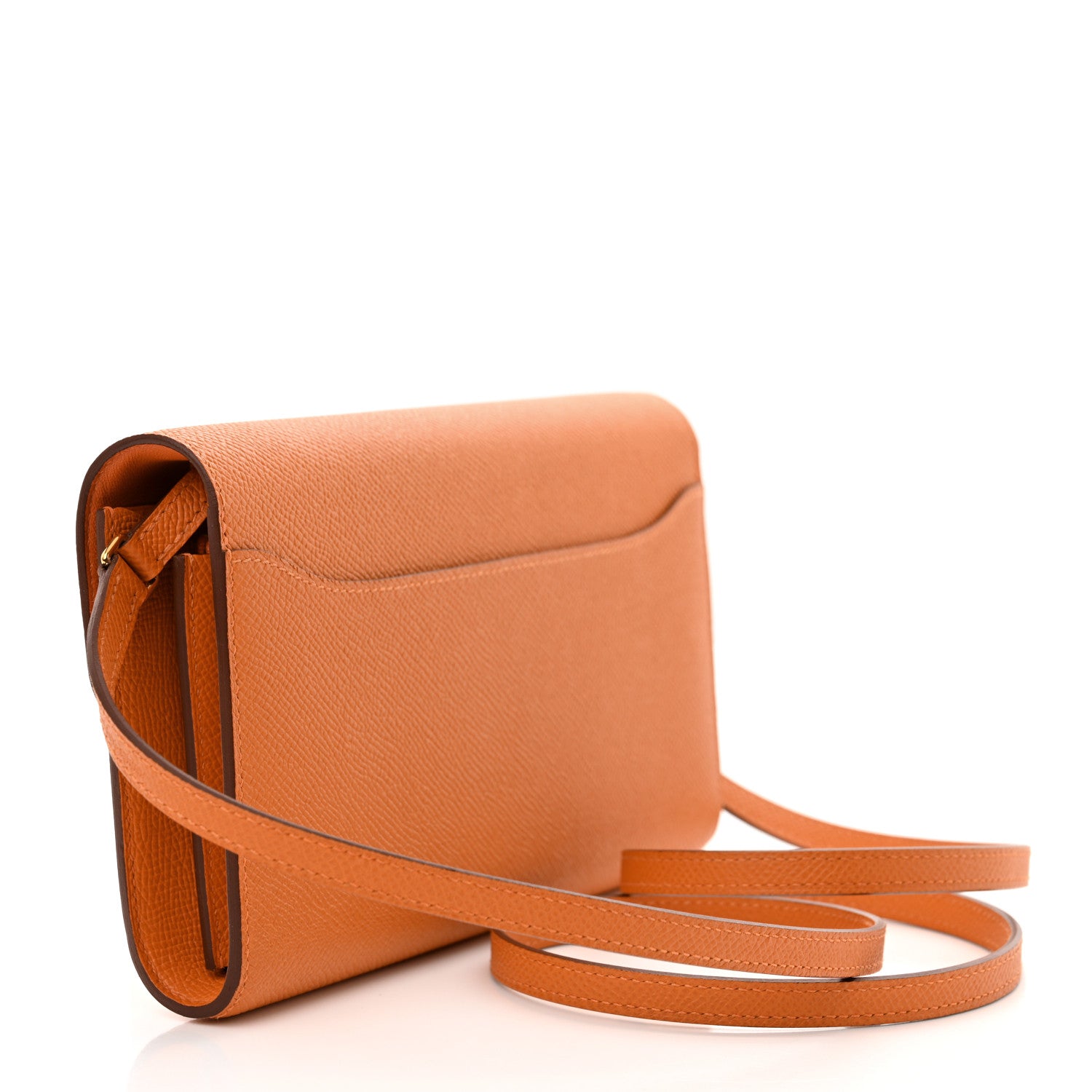 Hermes Epsom Constance Long Wallet To Go Wallet Orange 3 of 11