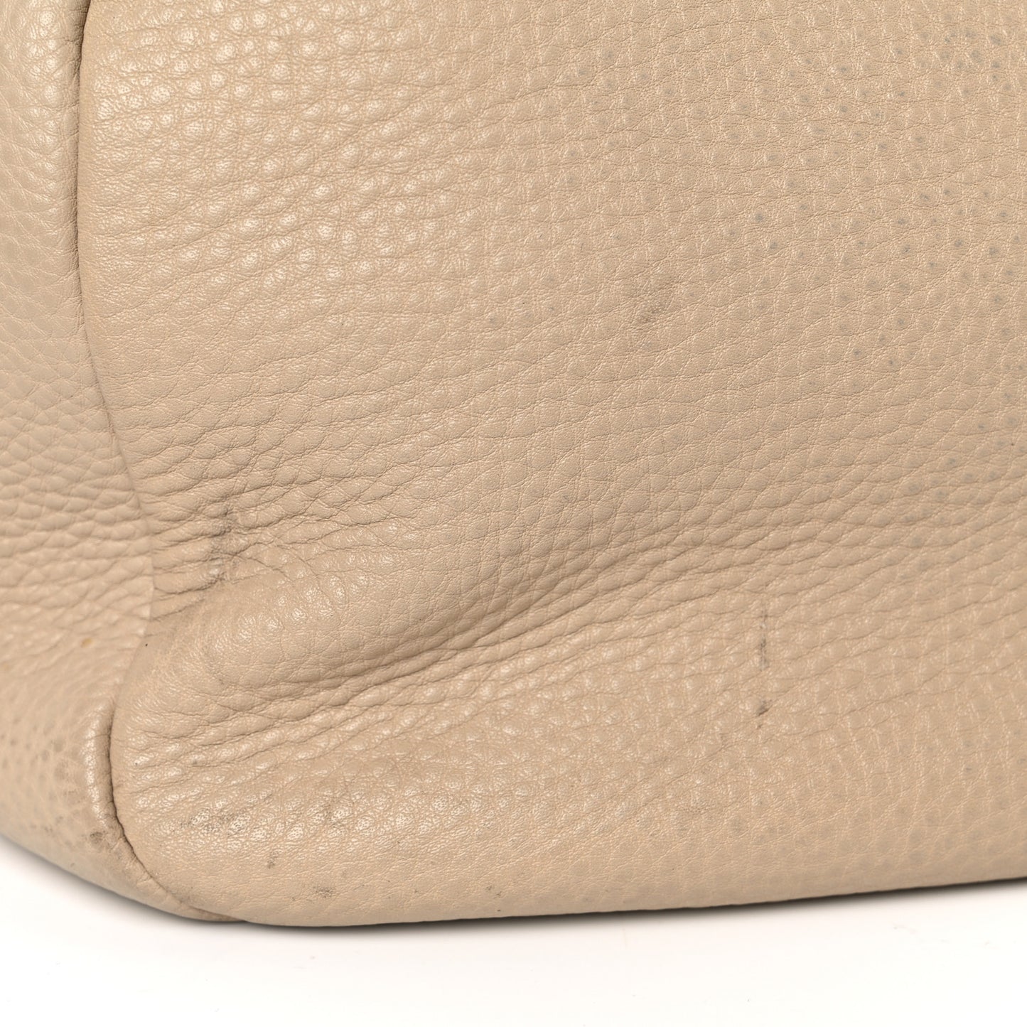 Vitello Daino Side Pocket Hobo Sabbia