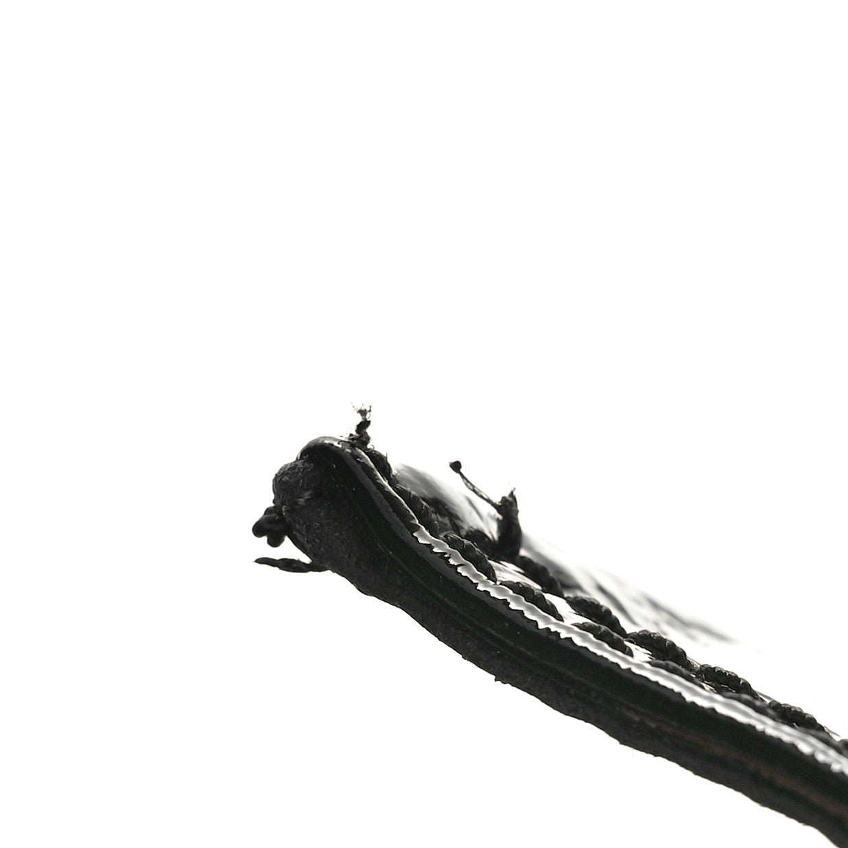 Vitello Naplak Medium Convertible Baguette Black