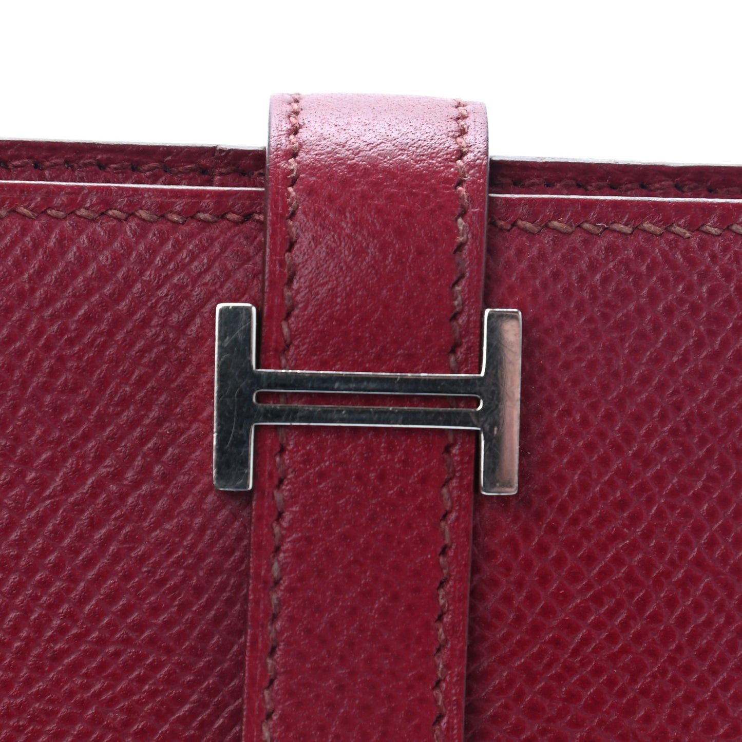 Epsom Bearn Gusset Wallet Rouge Grenat