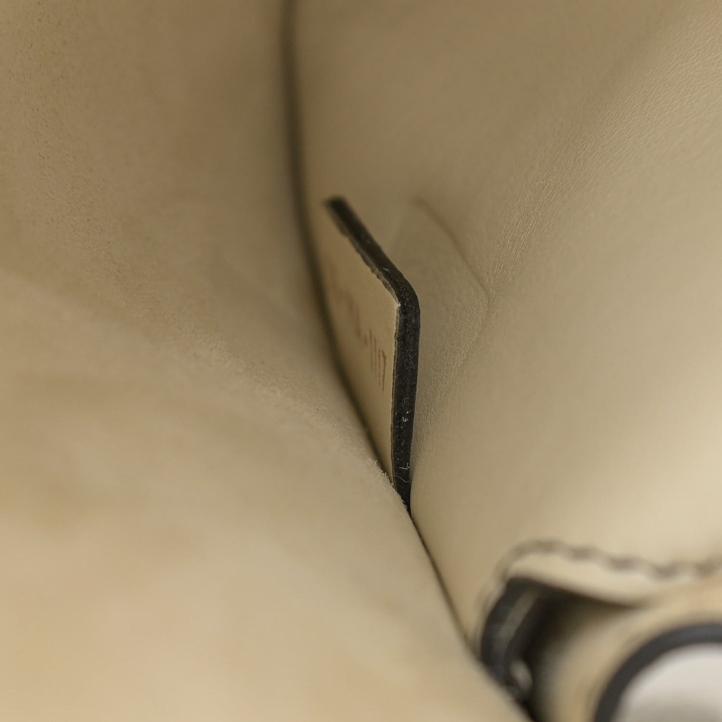 Calfskin J'Adior Chain Flap Bag Off White