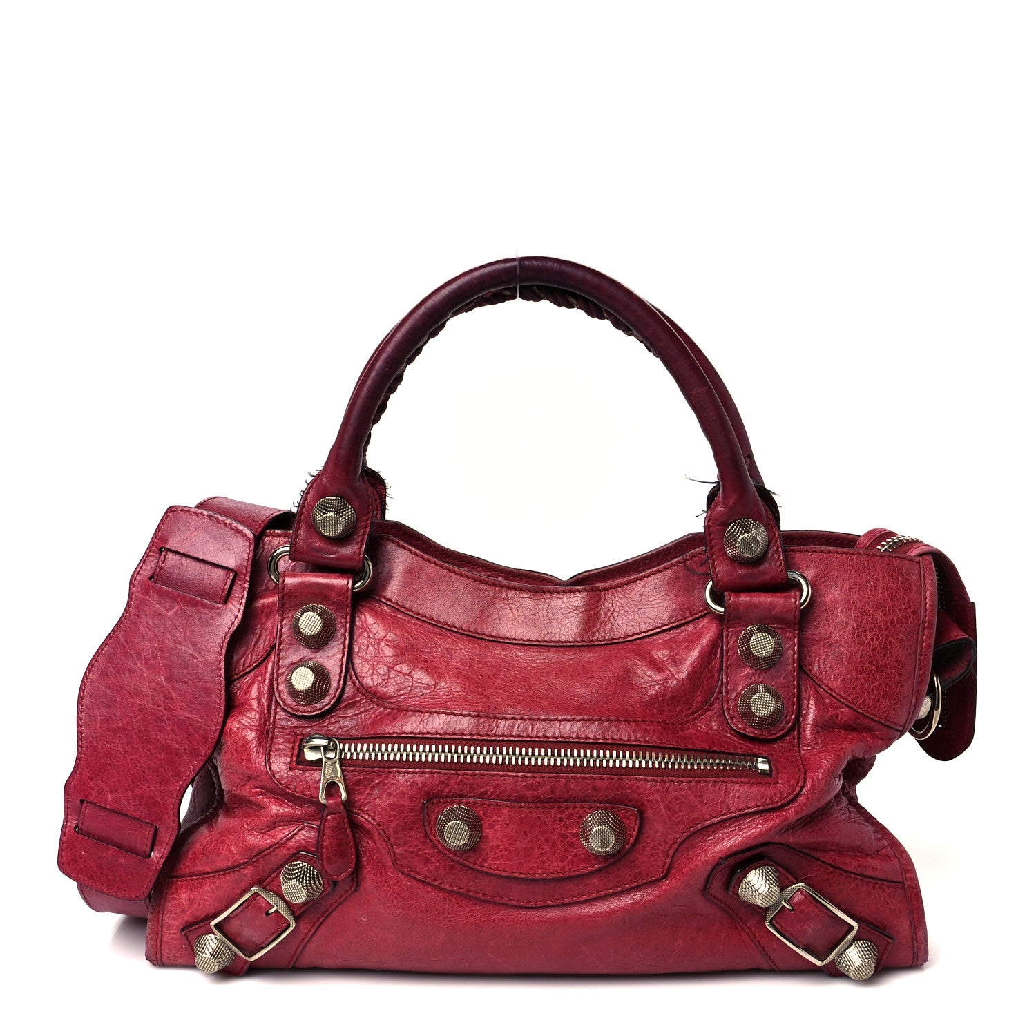 Balenciaga Agneau Giant 21 Gold Hardware City Pourpre 1771390