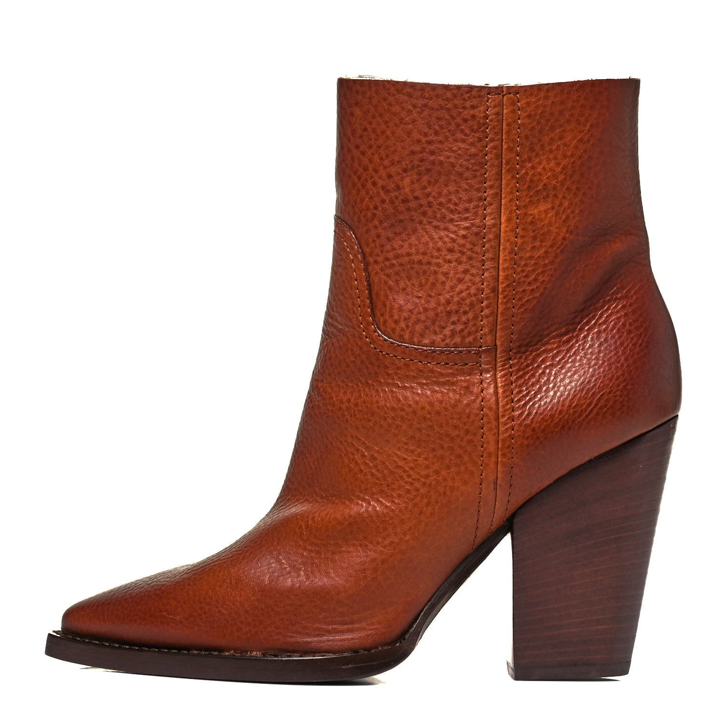 Calfskin Theo 95 Zip Boot 37 Cuoio