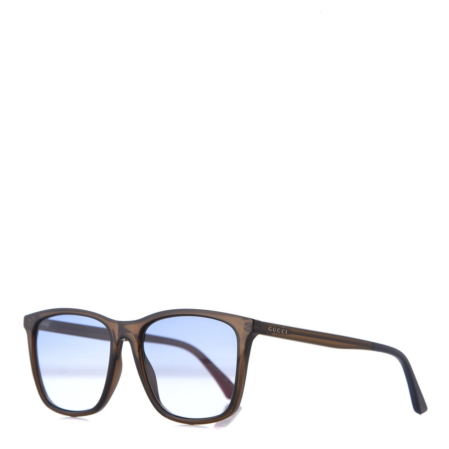 Acetate Square Frame Sunglasses GG0404S Brown