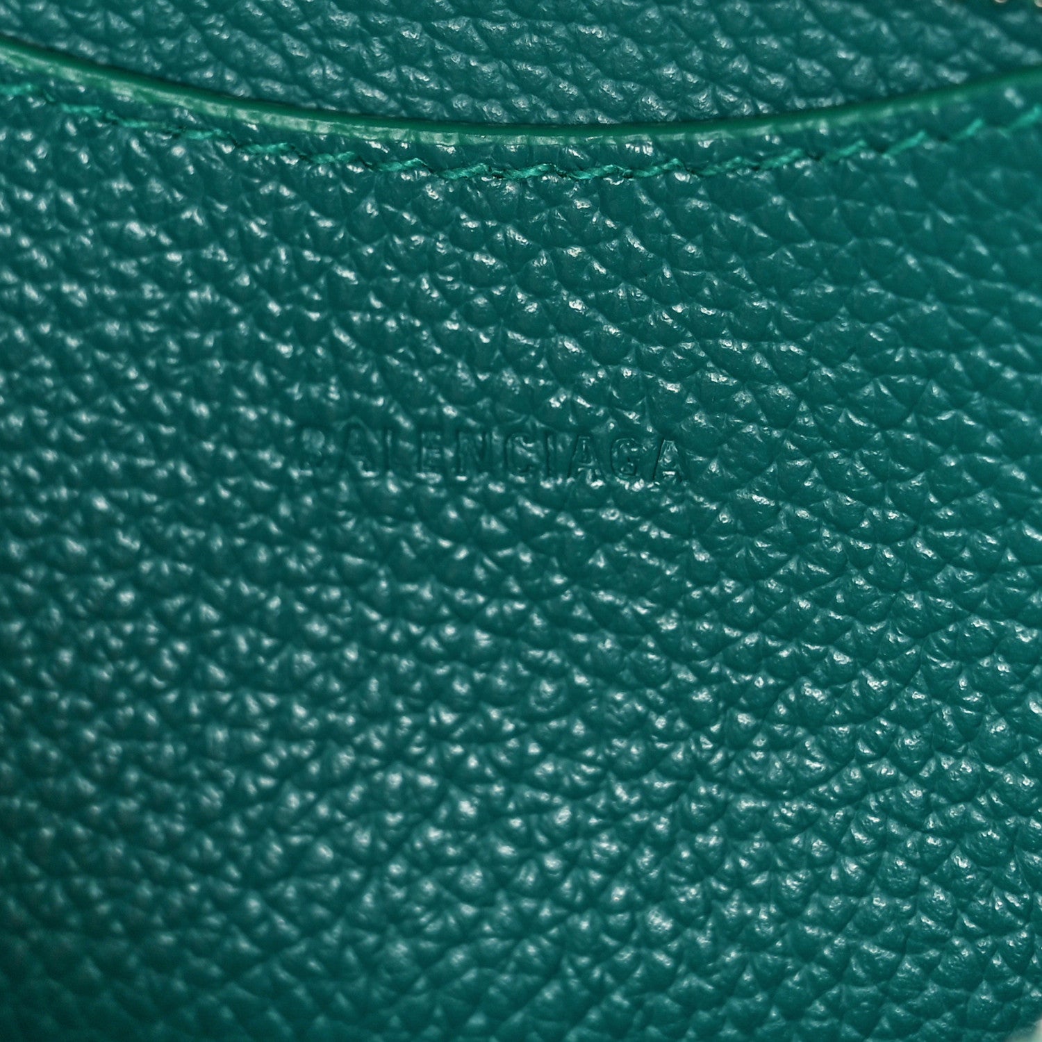 Balenciaga Grained Calfskin Neo Classic Silver Hardware Mini City Jade 6 of 10