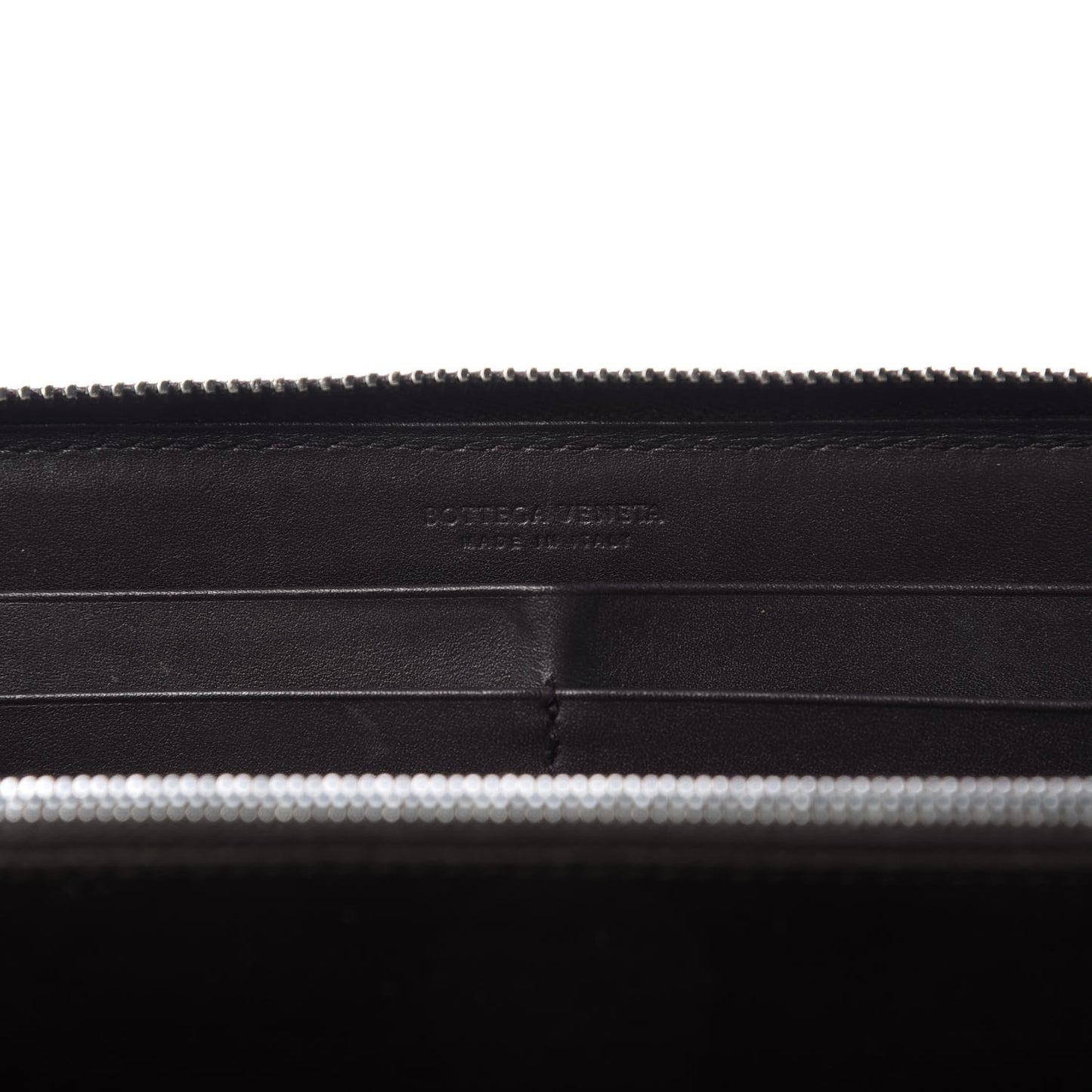 Nappa Intrecciato Zip Around Wallet Gladiol